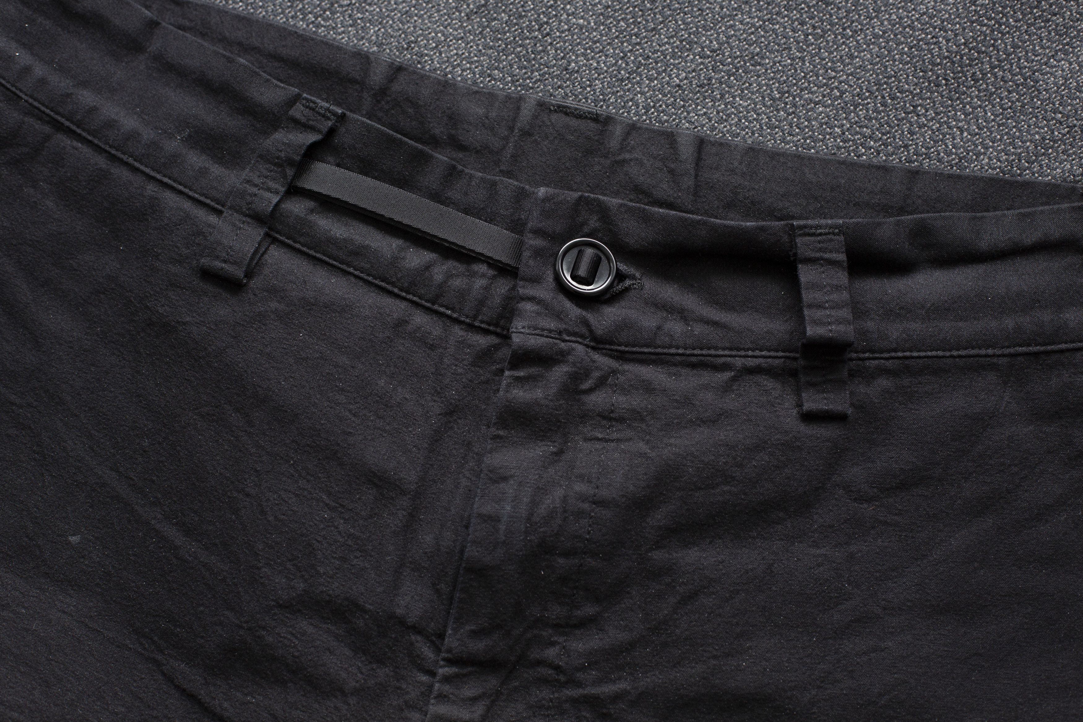 MAN-TLE R0P4 "Wide Pants" Black Wax Size US 34 / EU 50 - 9 Thumbnail