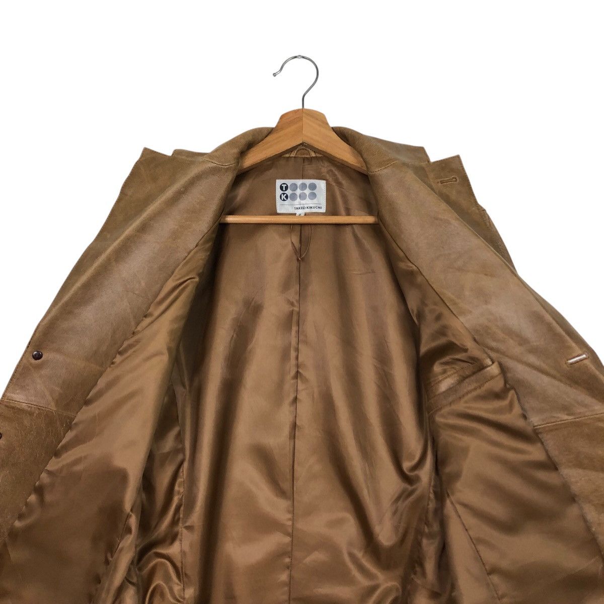 Japanese Brand 📌Vintage Chore Worker Leather Jacket Takeo Kikuchi Size US M / EU 48-50 / 2 - 15 Thumbnail