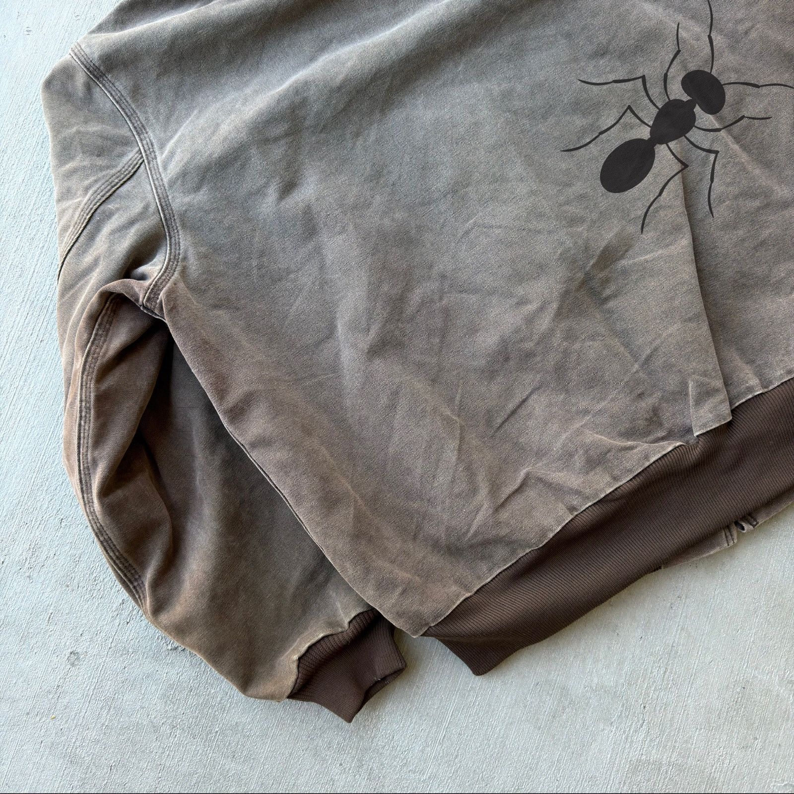 Carhartt × Vintage Carhartt J25 CHT faded brown hooded work wear jacket Size US XL / EU 56 / 4 - 7 Thumbnail