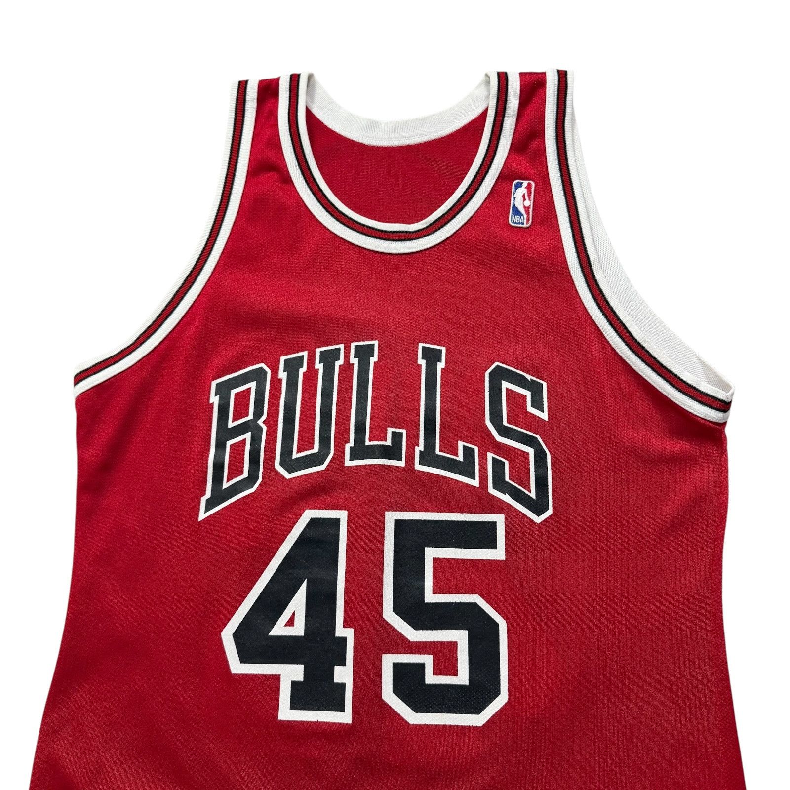 NBA VTG 90s CHICAGO BULLS MICHAEL JORDAN #45 CHAMPION JERSEY Size US L / EU 52-54 / 3 - 3 Thumbnail
