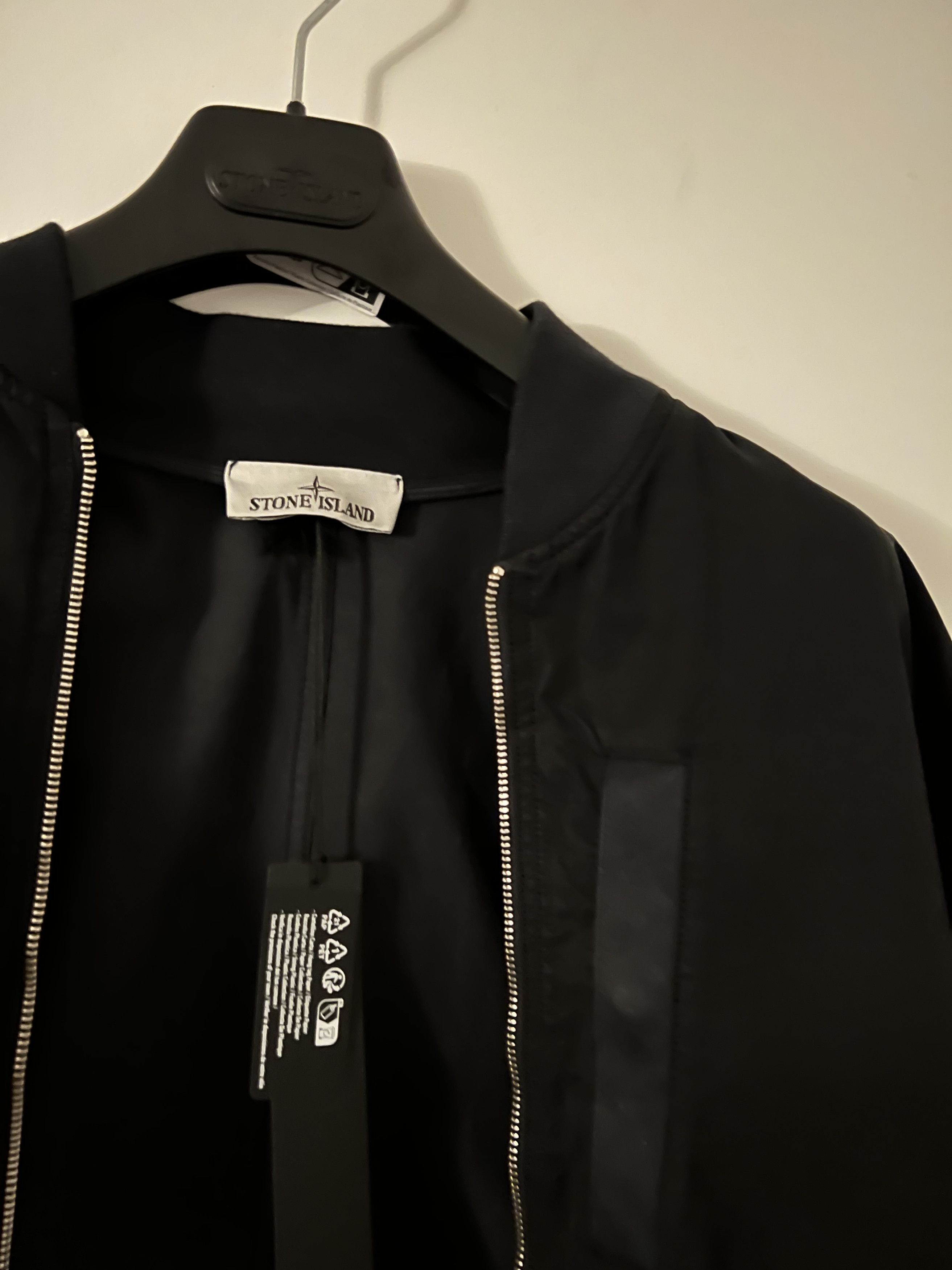 Stone Island Stone Island SS23 Cupro Cotton Twill-Tc Bomber Jacket Size US S / EU 44-46 / 1 - 5 Thumbnail