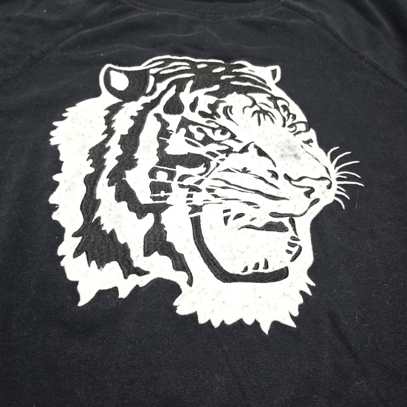 Garage Garage Women's Sweatshirt Pullover Tiger Design Size L Black Crew Neck Long Sleeve Activewear Women Mens? Size L / US 10 / IT 46 - 6 Thumbnail