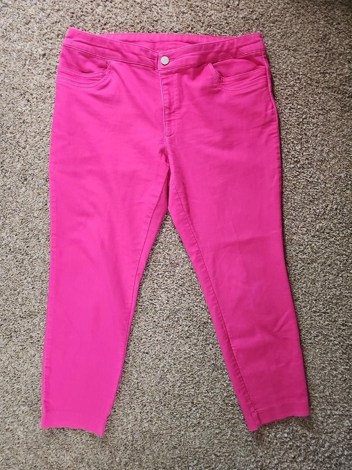 Other Christopher & Banks Sz 14 Pink Pants Size 36" / US 14 / IT 50 - 1 Thumbnail