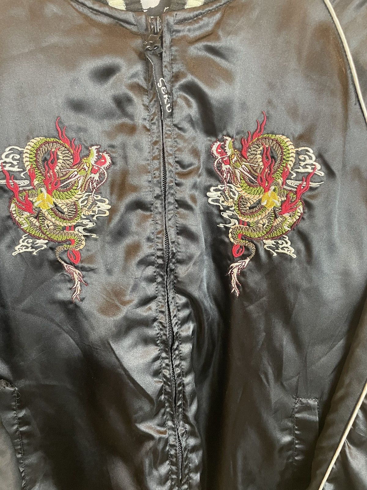 Japanese Brand × Vintage Vintage Sukajan Souvenier Jacket Dragon Size US M / EU 48-50 / 2 - 5 Thumbnail