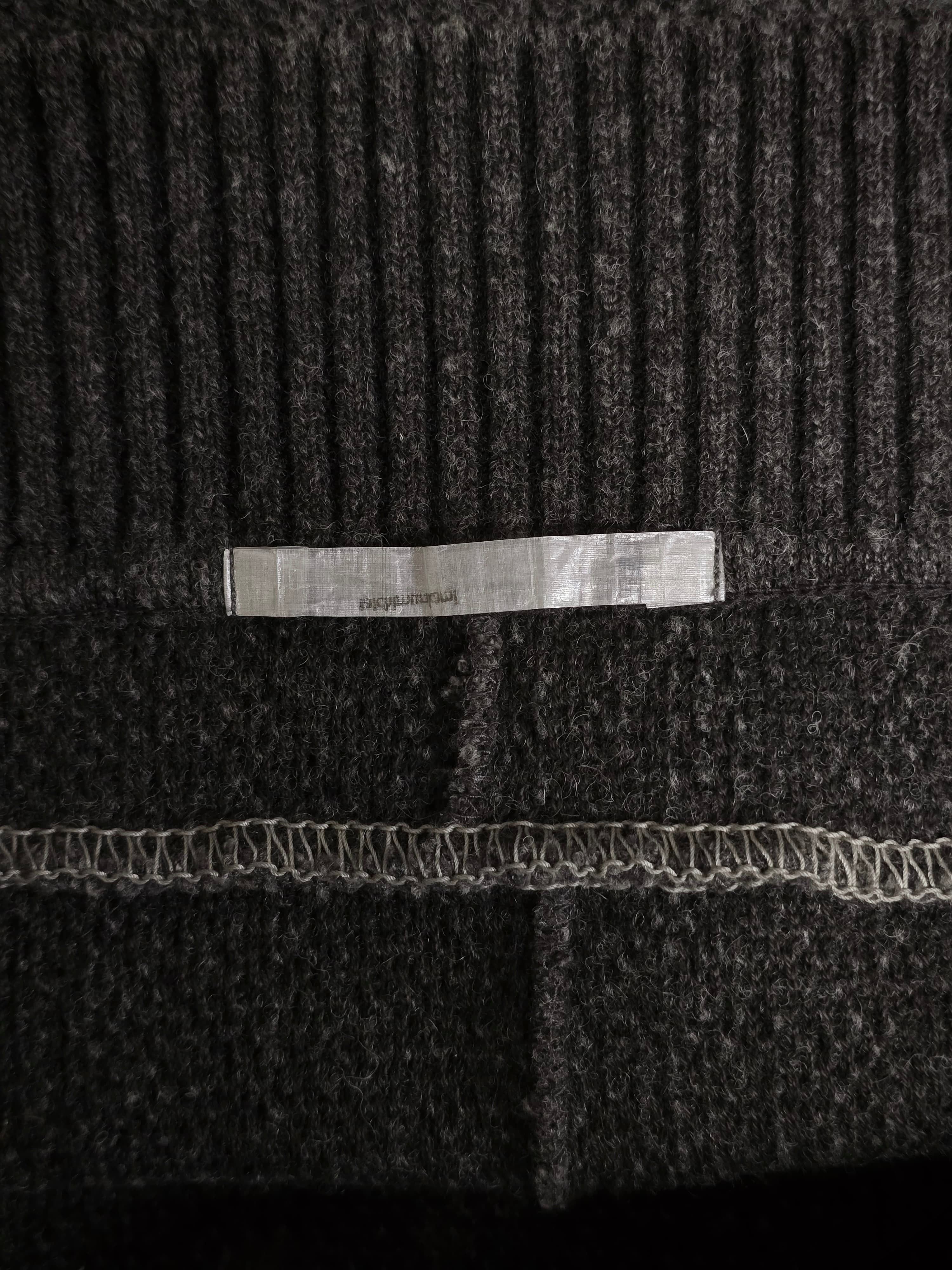 Taichi Murakami Taichi Murakami AW16-17 Grey Wool Ramie Knit Sweater Size US S / EU 44-46 / 1 - 8 Thumbnail