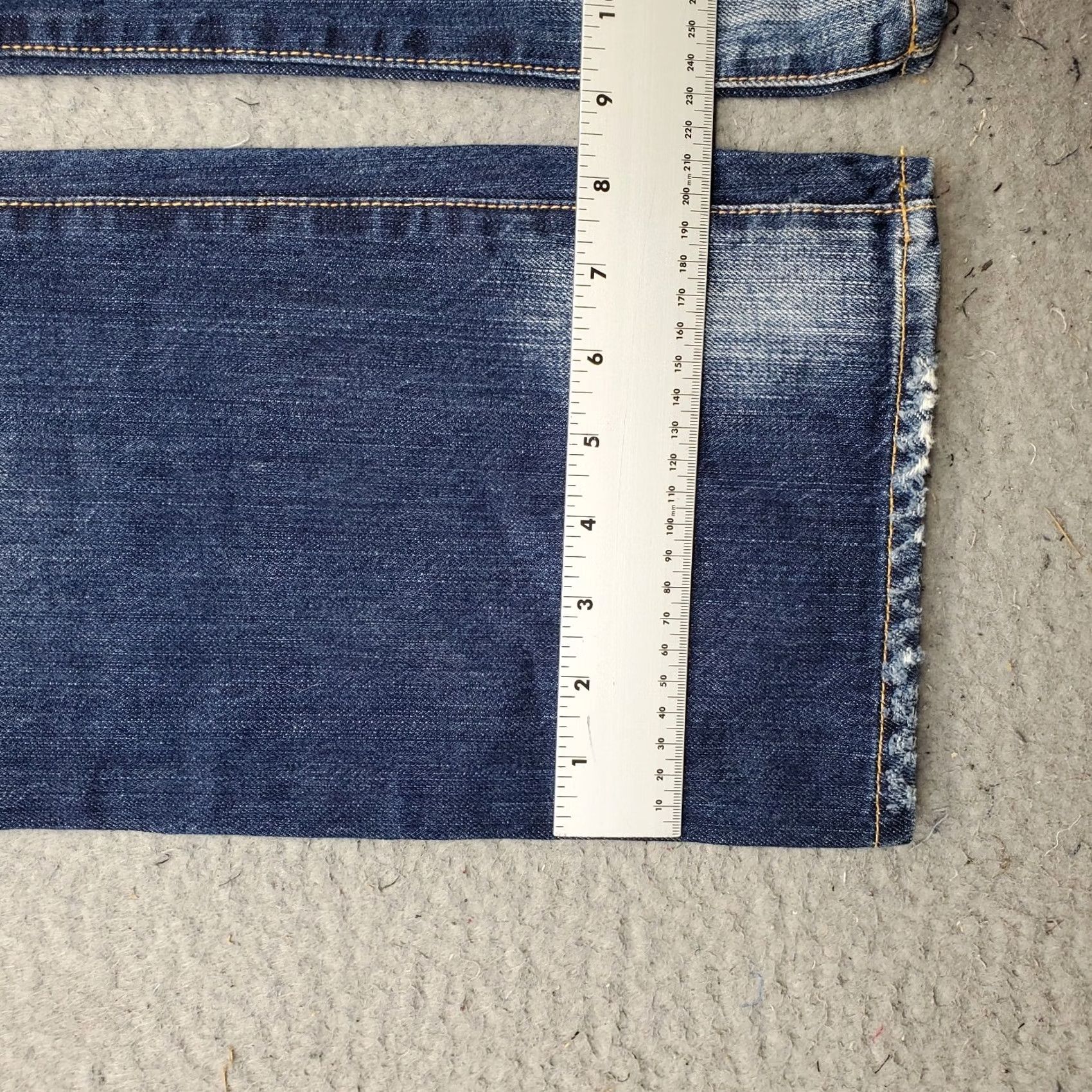Abercrombie & Fitch Abercrombie & Fitch Flare Jeans Womens Size 6 Blue Denim Distressed Streetwear Jeans Size 28" / US 6 / IT 42 - 5 Thumbnail