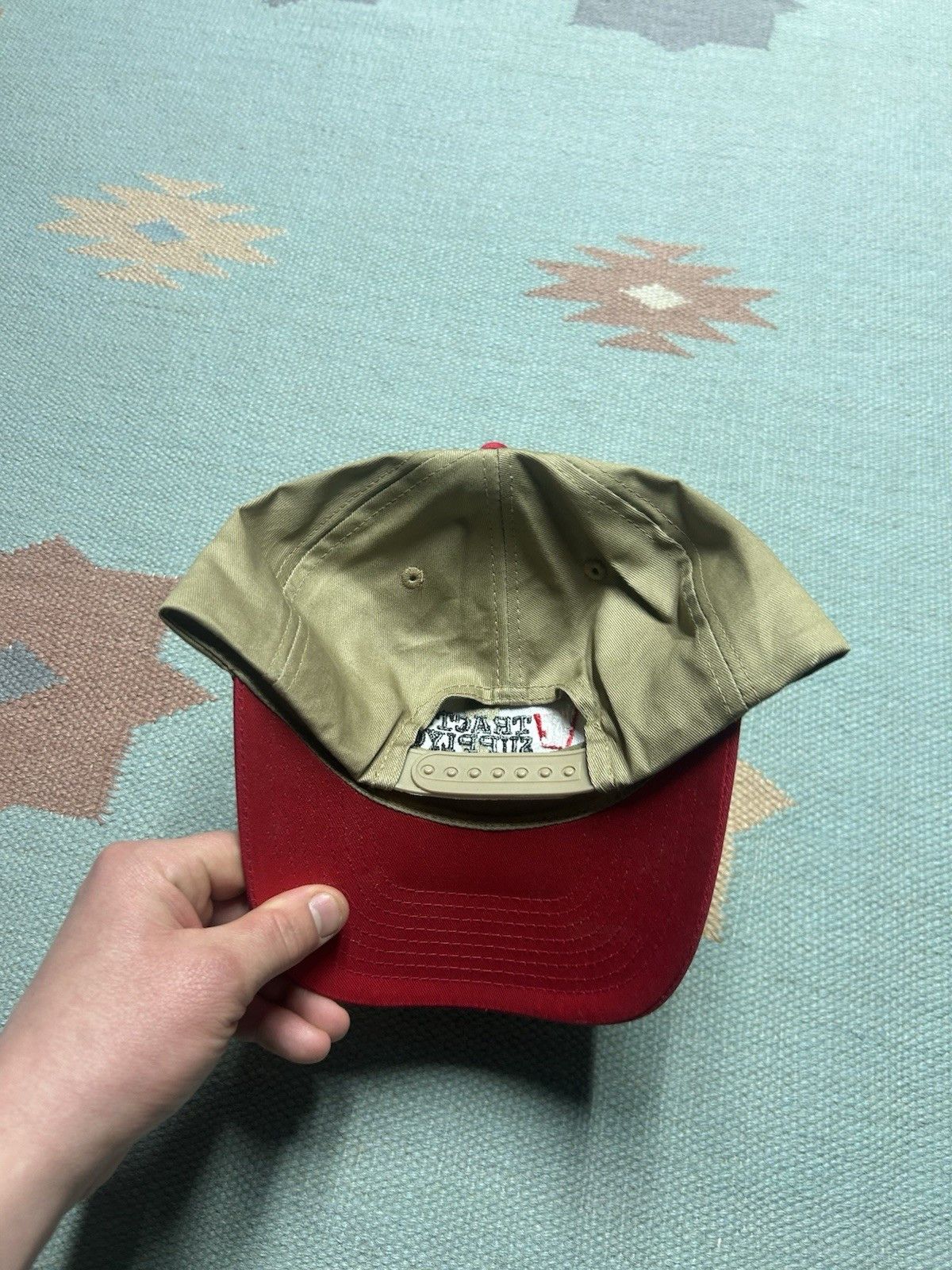 Vintage Tractor supply co snapback hat embroidered logo farm adjust Size ONE SIZE - 4 Thumbnail
