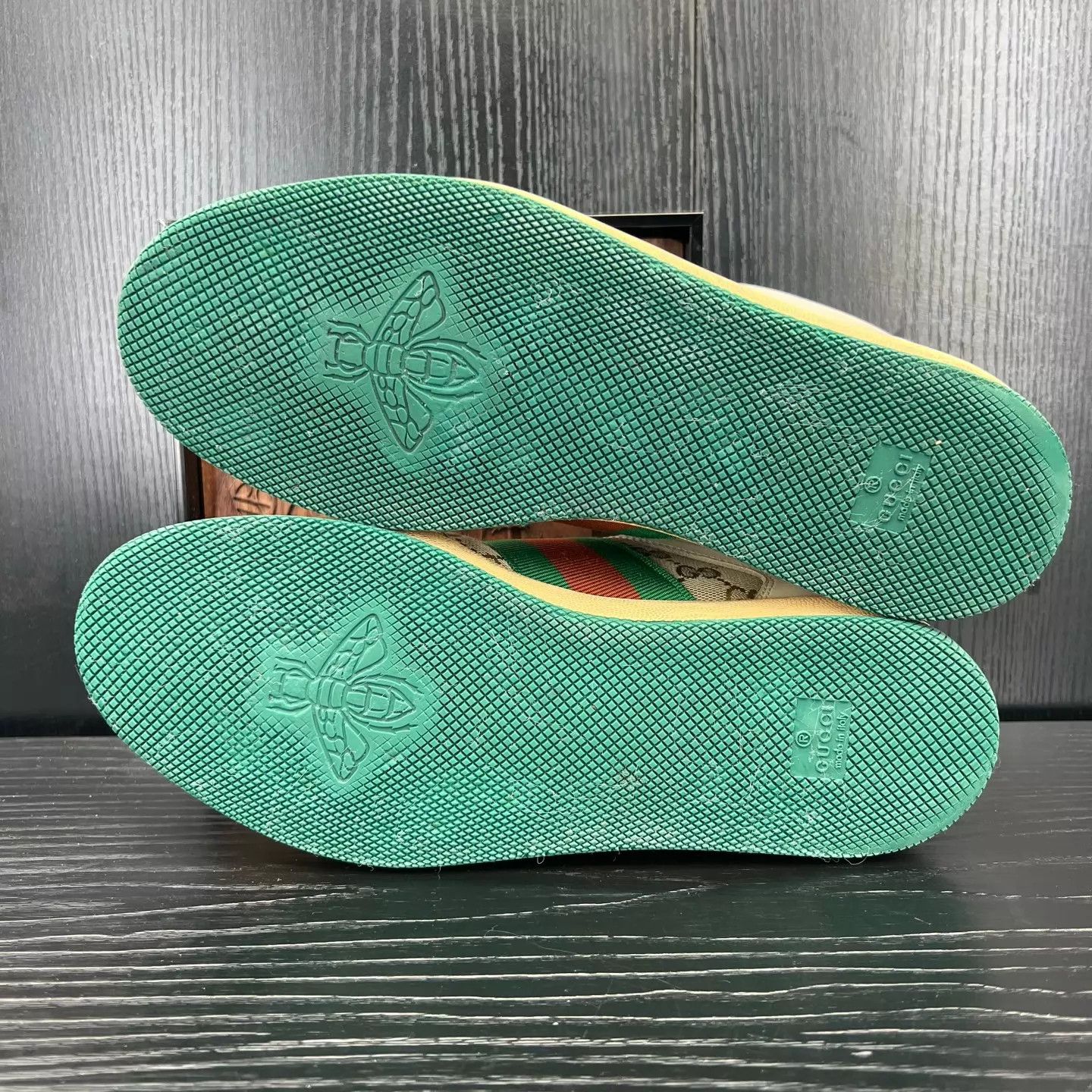 Gucci Gucci Dirty Sneakers Gray-Green US7/EU41 Size US 8 / EU 41 - 5 Thumbnail
