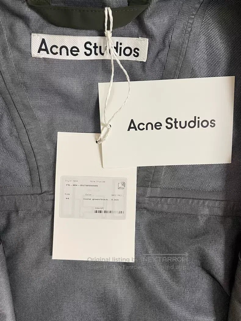 Acne Studios Acne Studios Waterproof Windbreaker Jacket Size US S / EU 44-46 / 1 - 9 Thumbnail
