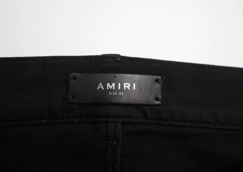 Amiri Amiri Black Destroyed Jeans Size US 33 - 5 Thumbnail