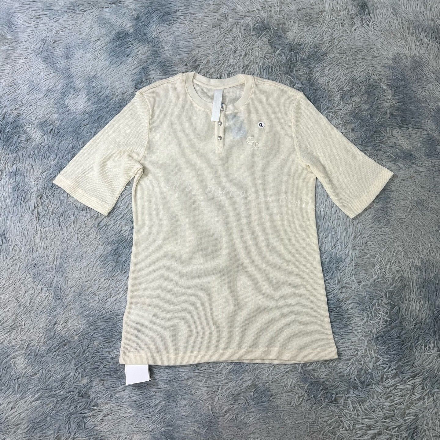 Chrome Hearts Chrome Hearts Waffle Knit Silver Buckle Short Sleeve Size US XL / EU 56 / 4 - 1 Thumbnail