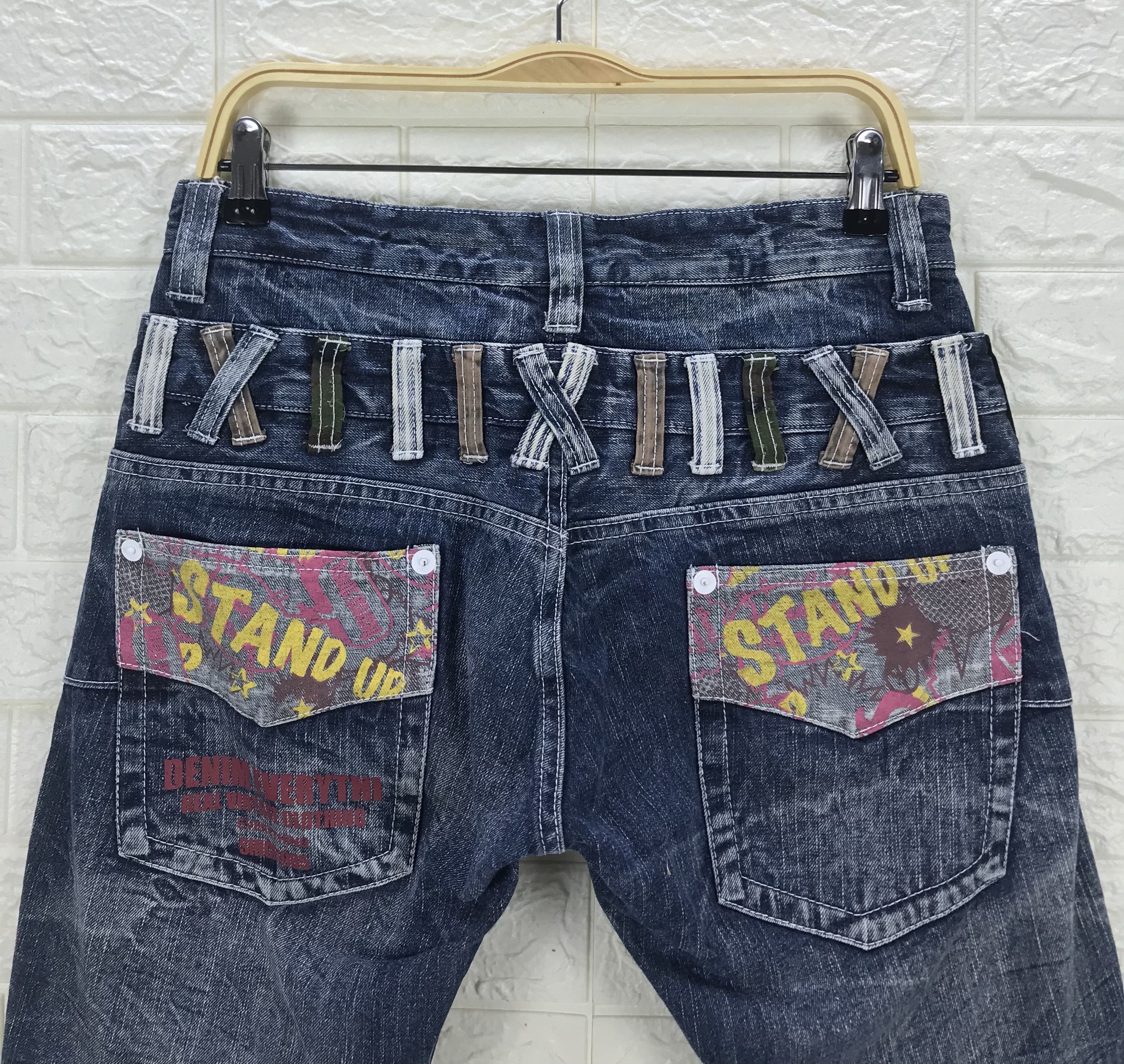 Japanese Brand Vintage Japanese Double Focus Double Waist Jeans Size US 31 - 8 Thumbnail