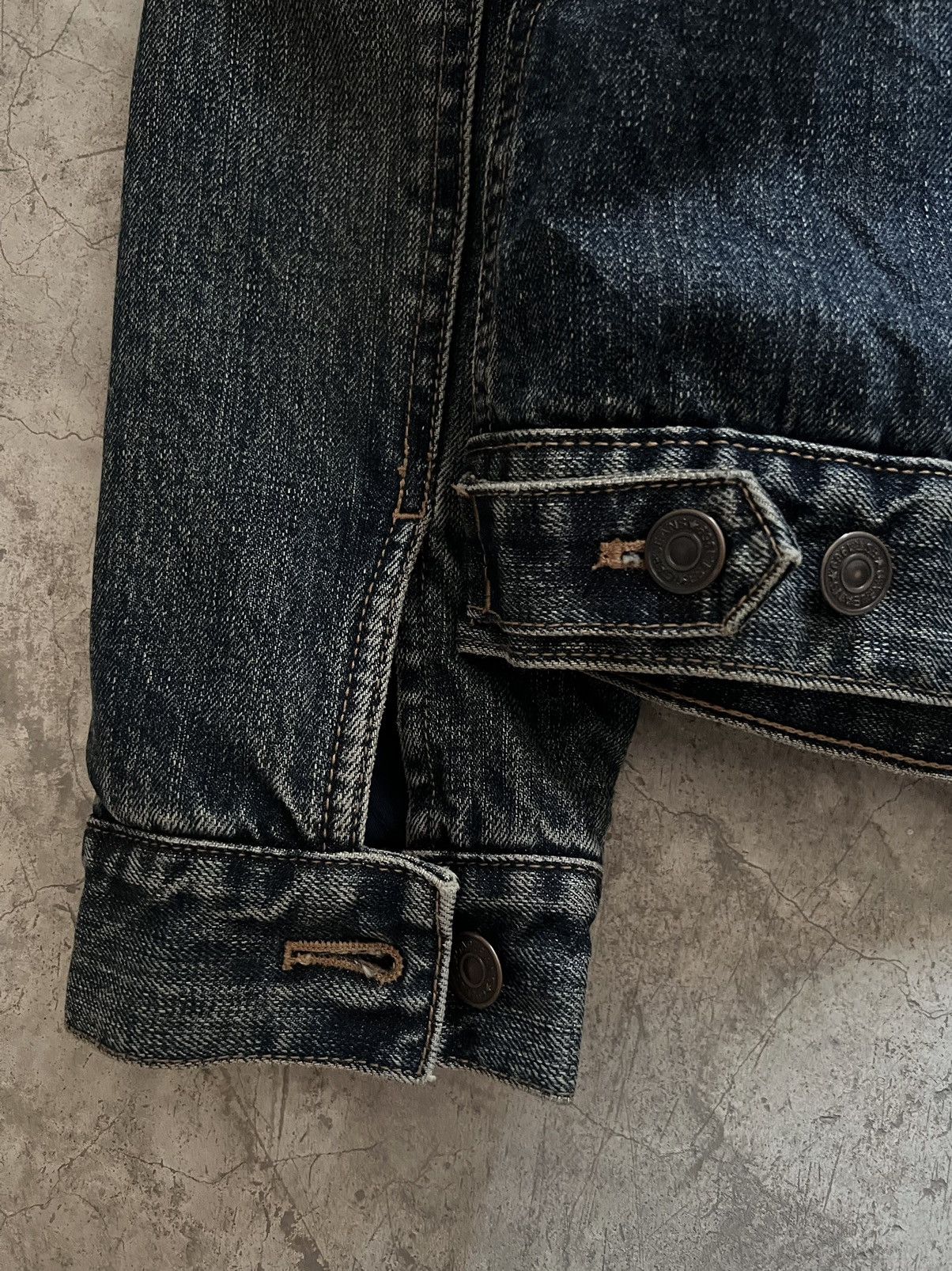 Vintage Ifsixwasnine LGB Styles 2 Pocket Gap Denim Fur Jacket Size US S / EU 44-46 / 1 - 9 Thumbnail