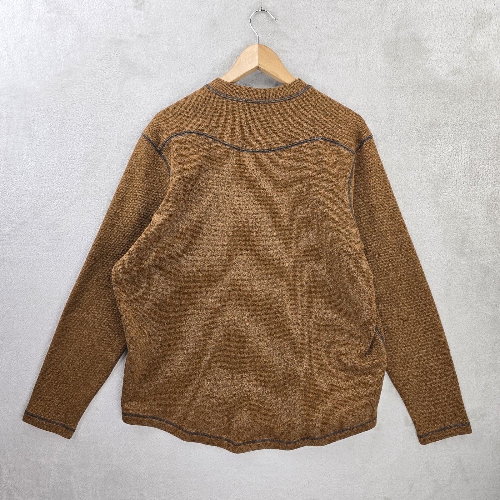 Rei REI Base Layer Henley Button Long Sleeve Sweater Shirt XL Size US XL / EU 56 / 4 - 9 Thumbnail