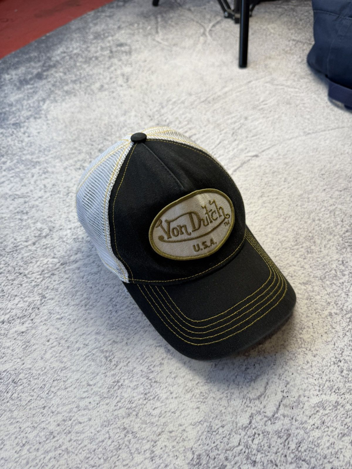 Von Dutch Vintage Von Dutch USA trucker cap hat Y2K Size ONE SIZE - 3 Thumbnail