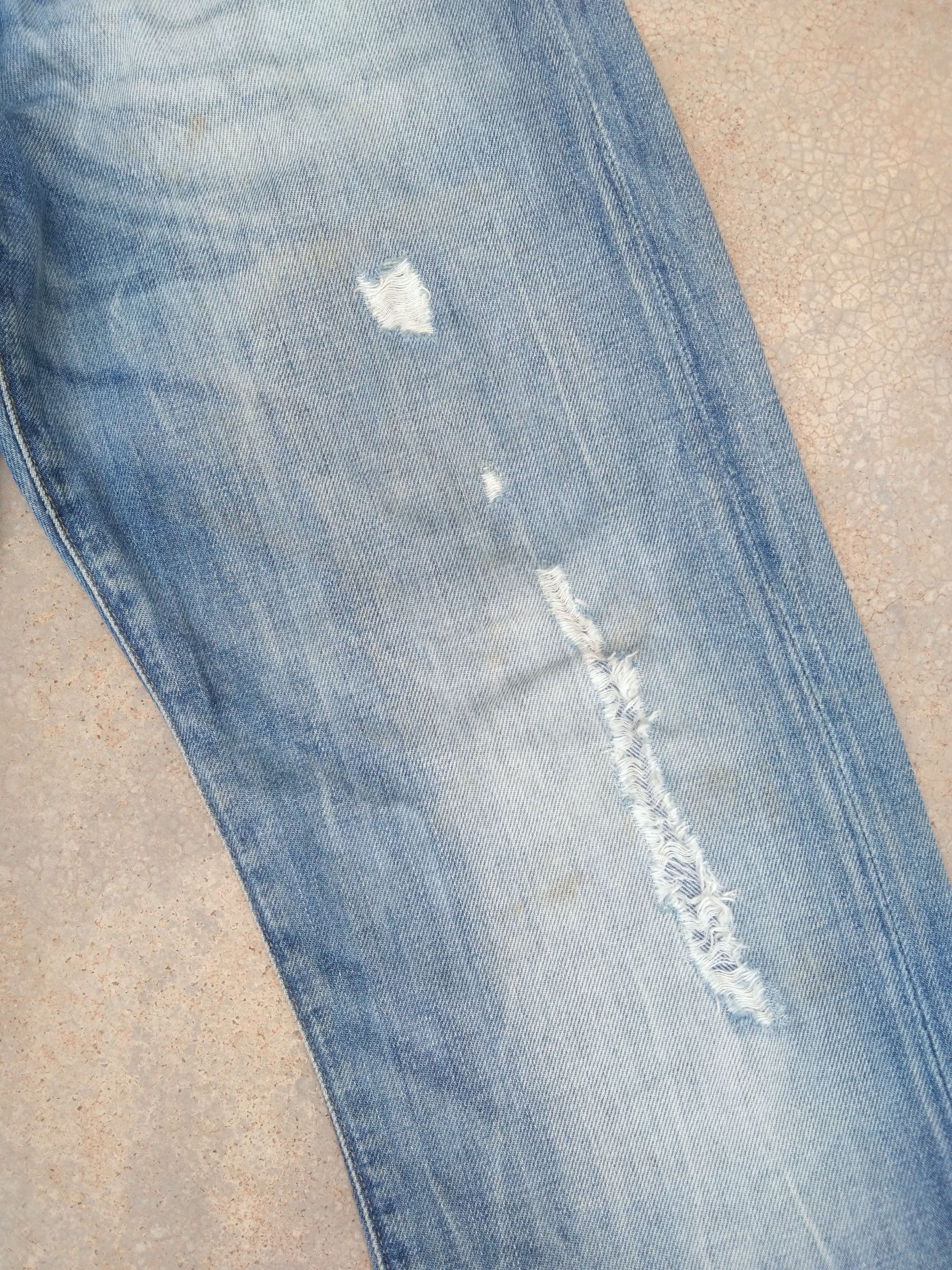 G-Star 3301 G Star Raw Denim Distressed Jeans 30x29 Size US 30 / EU 46 - 4 Thumbnail