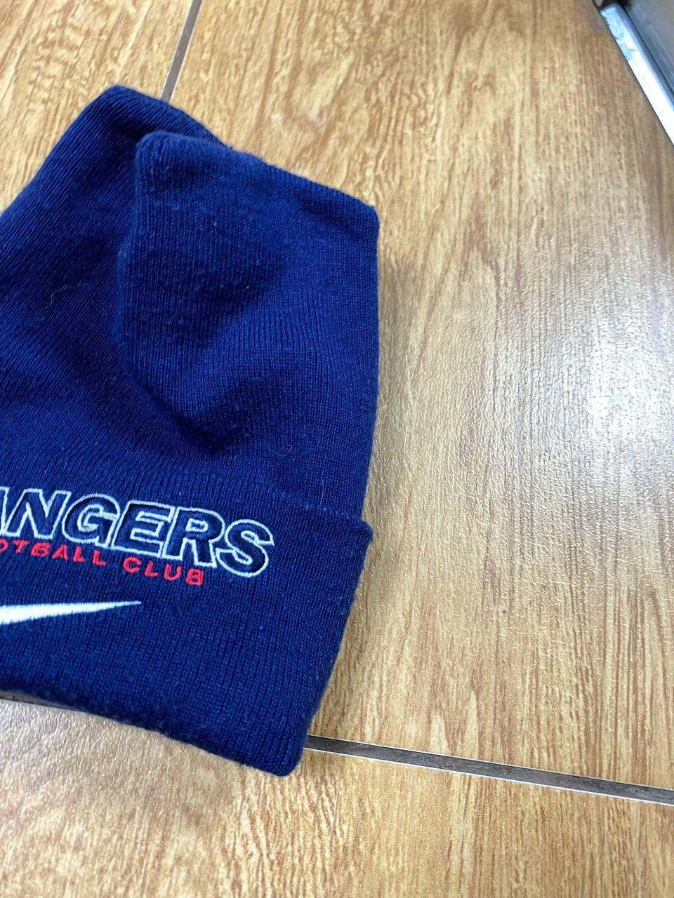 Nike Vintage 90's Y2K Nike Rangers Swoosh Logo Beanie Hat Size ONE SIZE - 8 Thumbnail