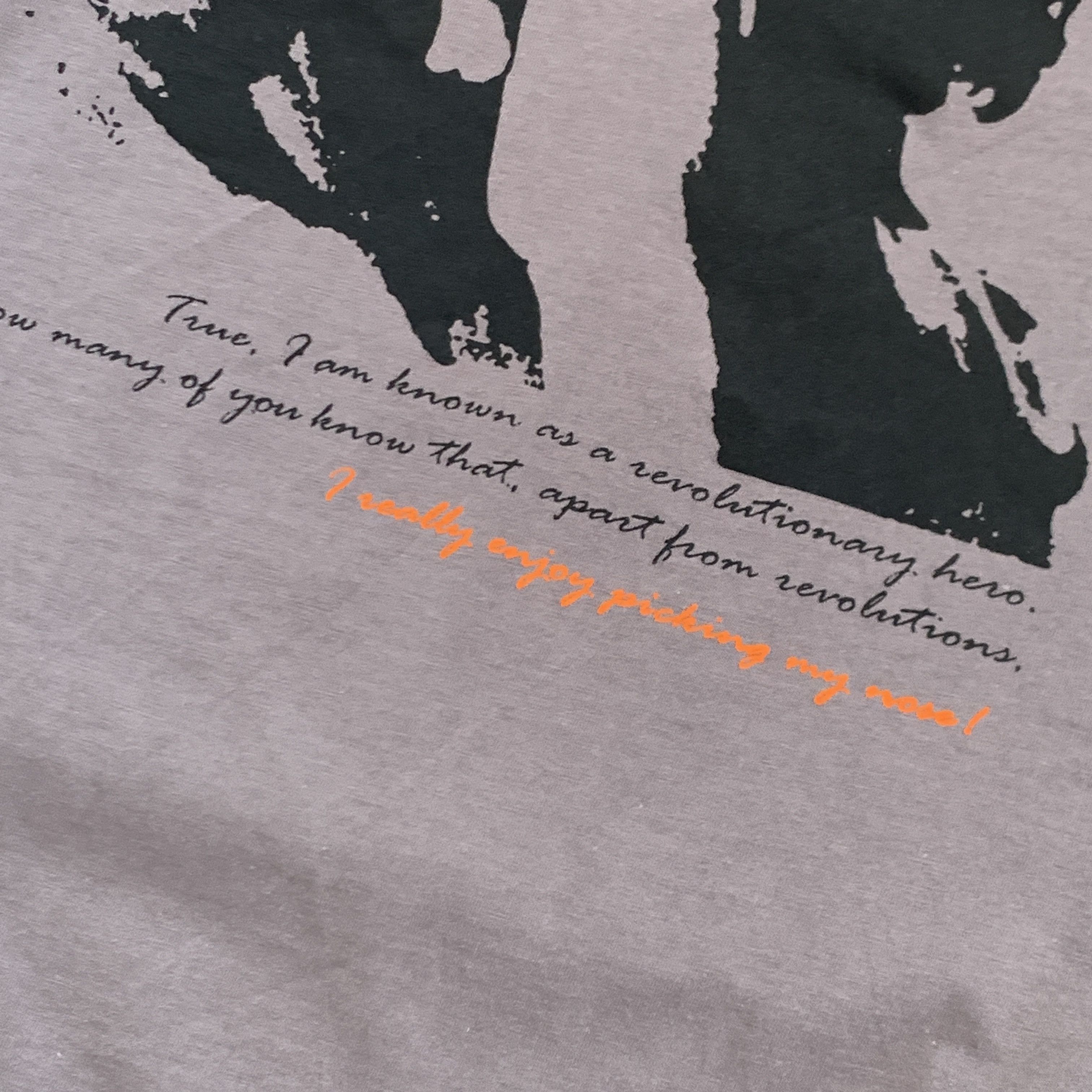 Vintage Vintage Che Guevara 90s Humor Graphic Grey Tee Shirt Size US L / EU 52-54 / 3 - 4 Thumbnail