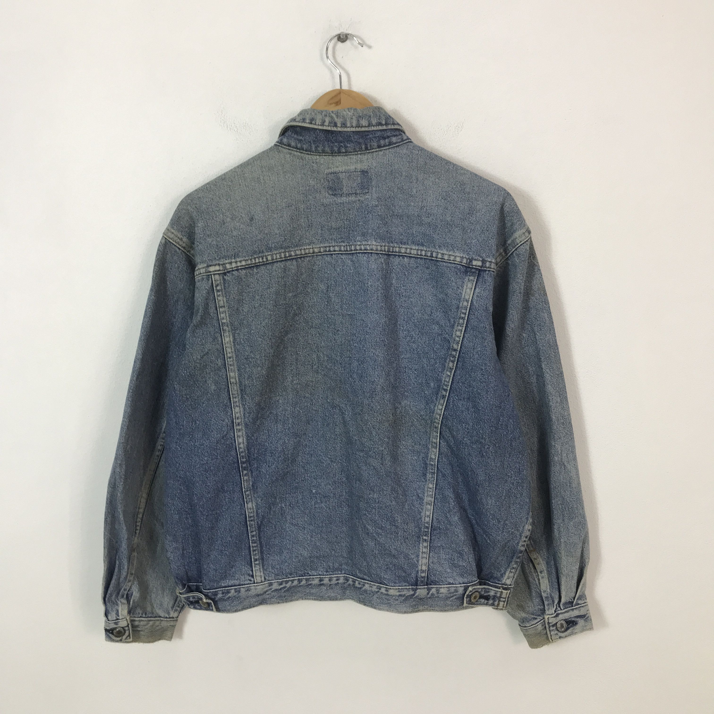 Levi's Vintage Levis strauss tracker denim oreng tag jacket K63B6 Size US L / EU 52-54 / 3 - 3 Thumbnail