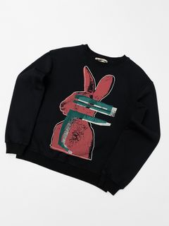 Alexander mcqueen rabbit outlet sweatshirt