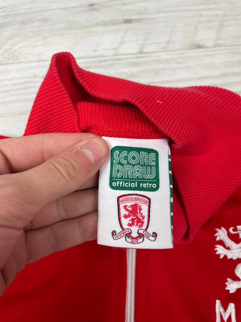 Other Vintage Score Draw Middlesbrough Training Track Jacket Retro Size US L / EU 52-54 / 3 - 7 Thumbnail