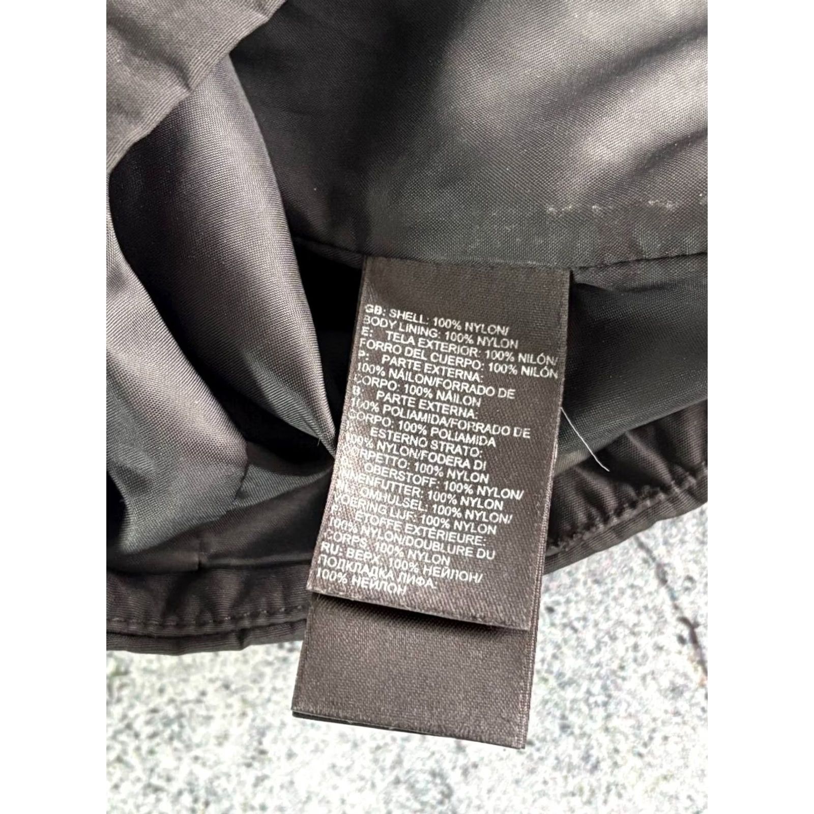 Lacoste The North Face Windbreaker Jacket Women's Regular Black Nylon Zip L Microfiber Pattern Solid 90s Vintage No Size L / US 10 / IT 46 - 6 Thumbnail