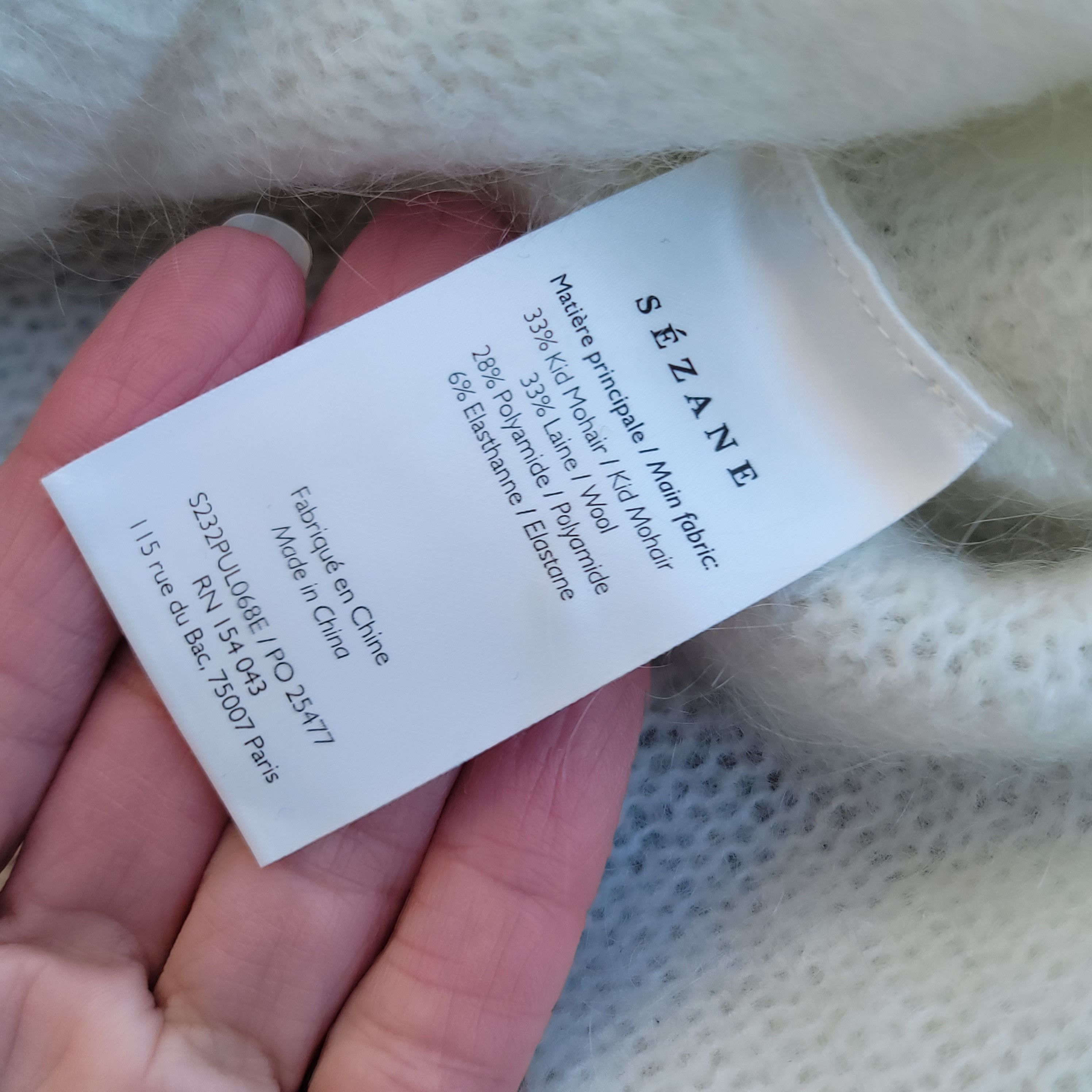 Sezane Sezane Annita sweater cream color Size L / US 10 / IT 46 - 4 Thumbnail