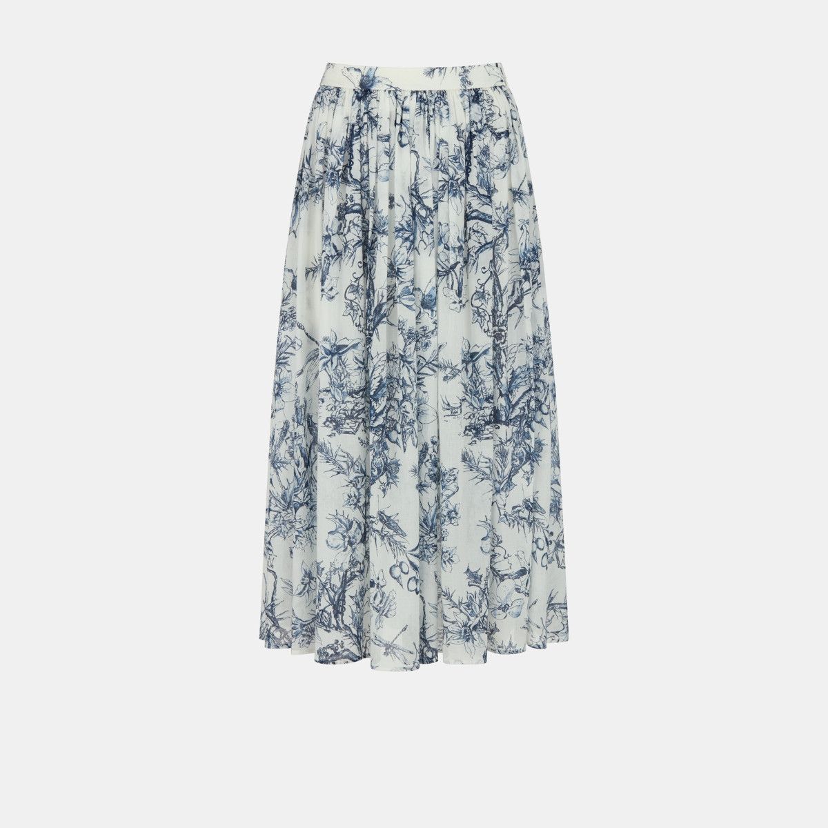 image of Dior O1Bcso1Str0224 Skirt In Black & White in Black/White, Women's (Size 28)