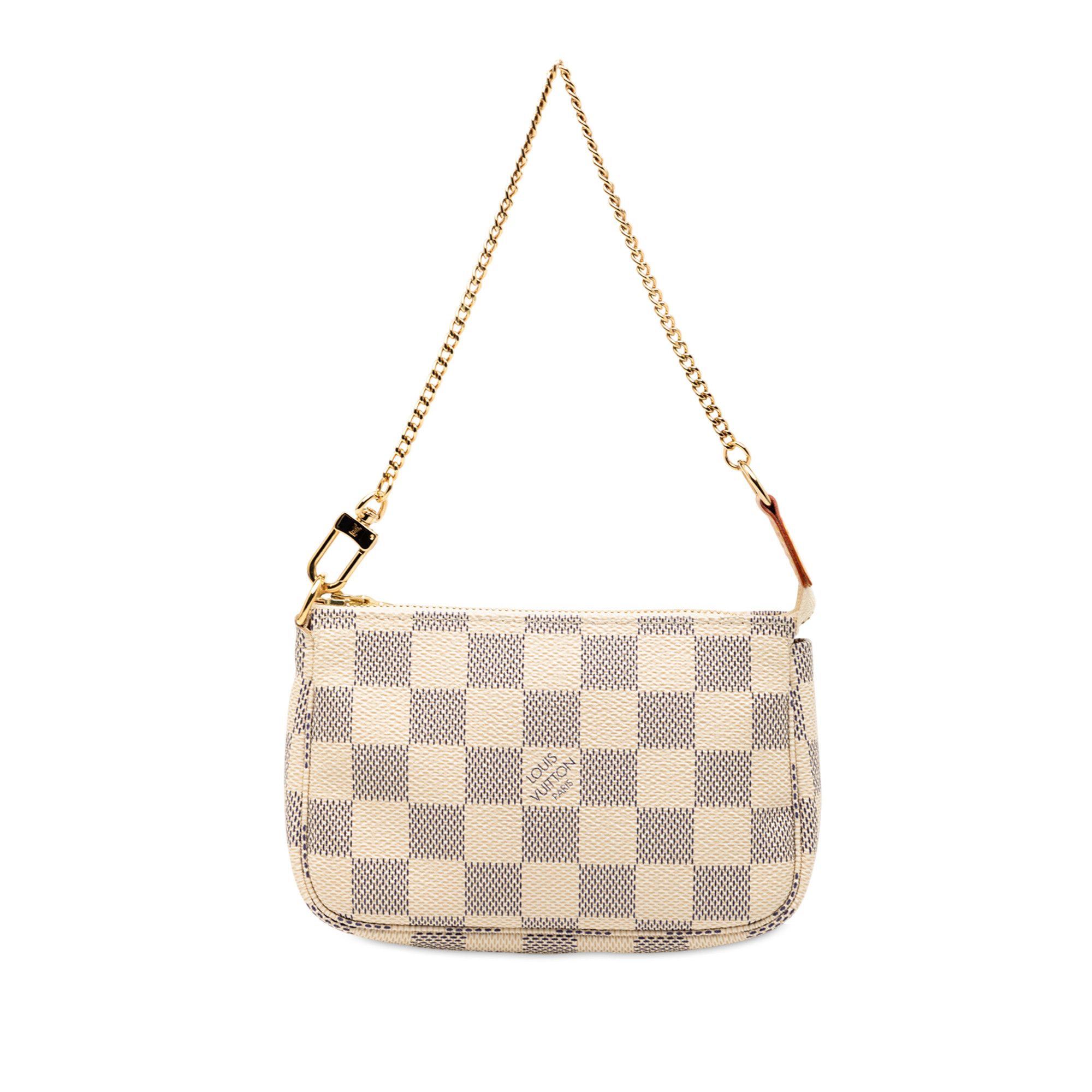 Louis Vuitton Louis Vuitton Damier Azur Mini Pochette Accessoires Size ONE SIZE - 1 Thumbnail