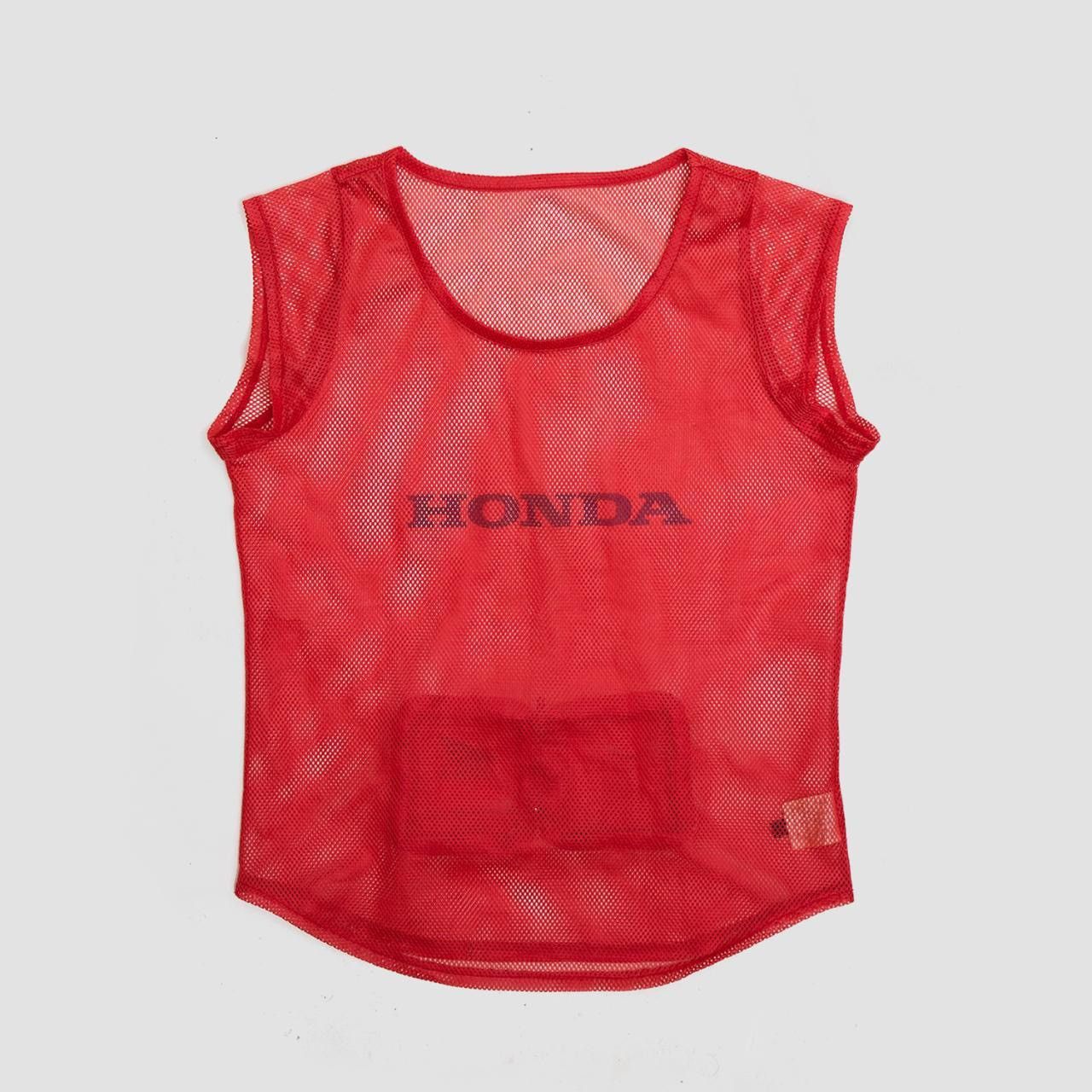 image of Shinichiro Arakawa Honda 1997 Mesh Tank (Unisex) in Red, Men's (Size Small)