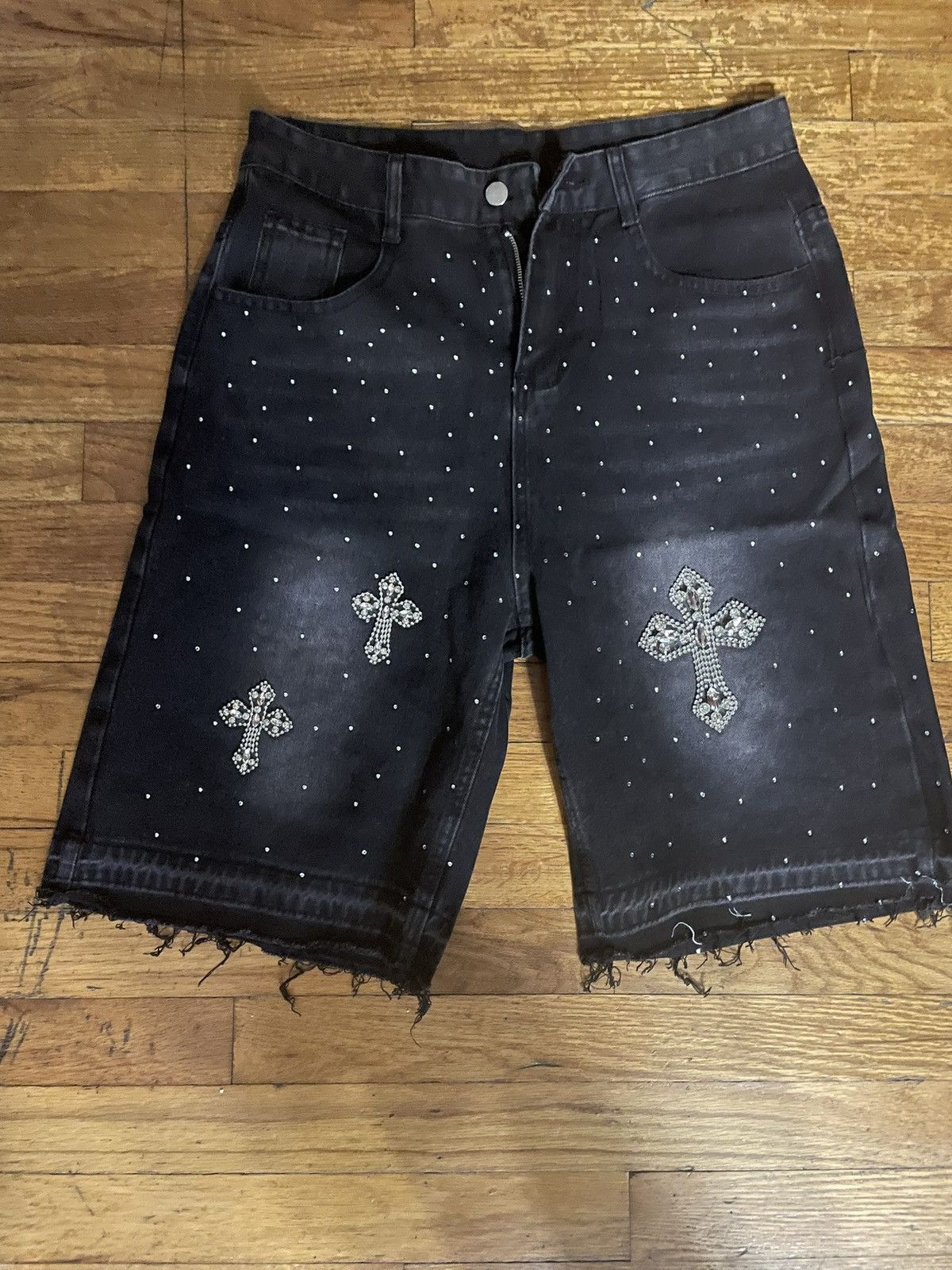 Other RHINESTONE JORTS Size US 30 / EU 46 - 1 Preview