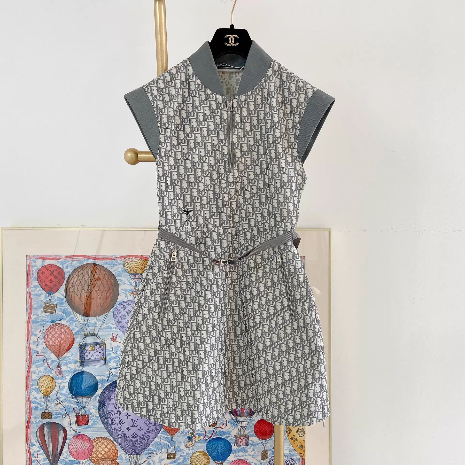 Dior Dior Oblique F34 pre-owned new dress Size XS / US 0-2 / IT 36-38 - 2 Thumbnail