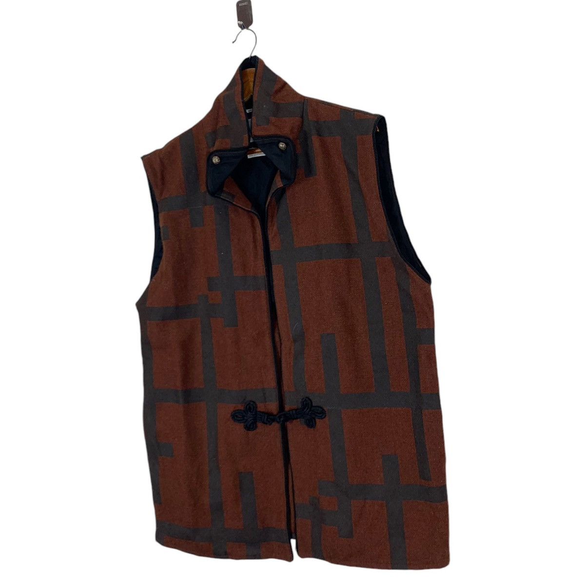 Handmade × SOU SOU VINTAGE SOU SOU JAPANESE POP TEXTILE DESIGN VEST JACKET Size US L / EU 52-54 / 3 - 2 Thumbnail
