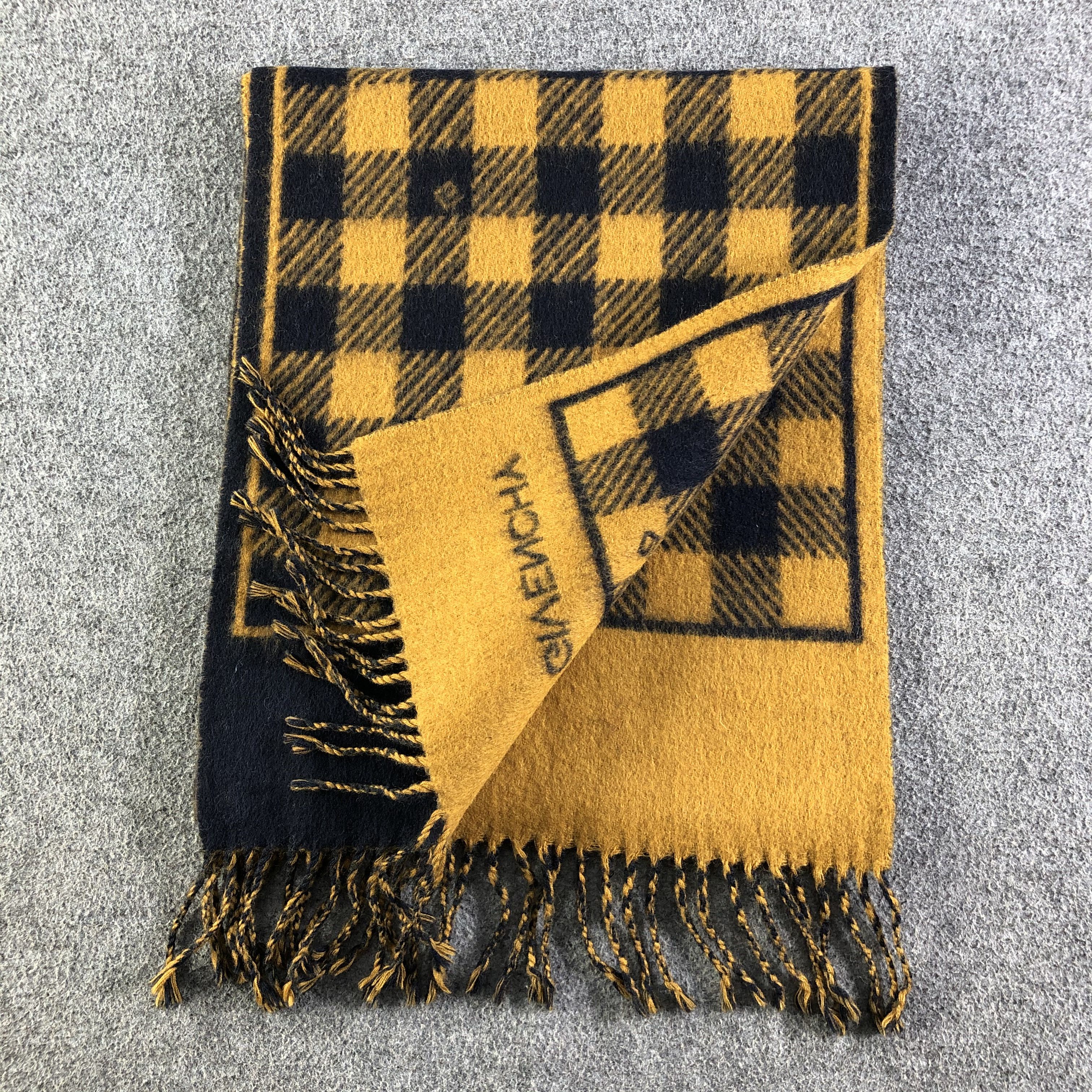 Vintage Givenchy Wool Scarf / Muffler / Neckwear Size ONE SIZE - 5 Thumbnail