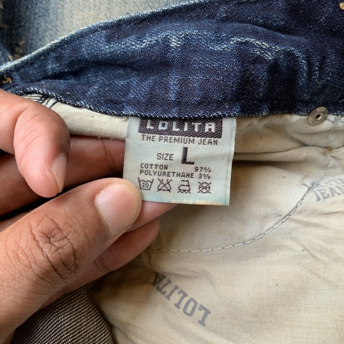 Le Grande Bleu (L.G.B.) Lolita Mudwash Clawmark Jeans Size US 31 - 13 Thumbnail
