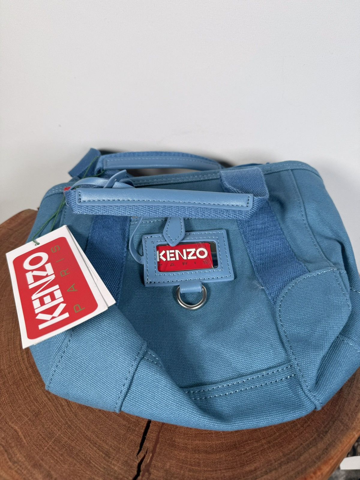 Kenzo BNWT Kenzo Blue Mini Tote Handle Bag Size ONE SIZE - 2 Thumbnail