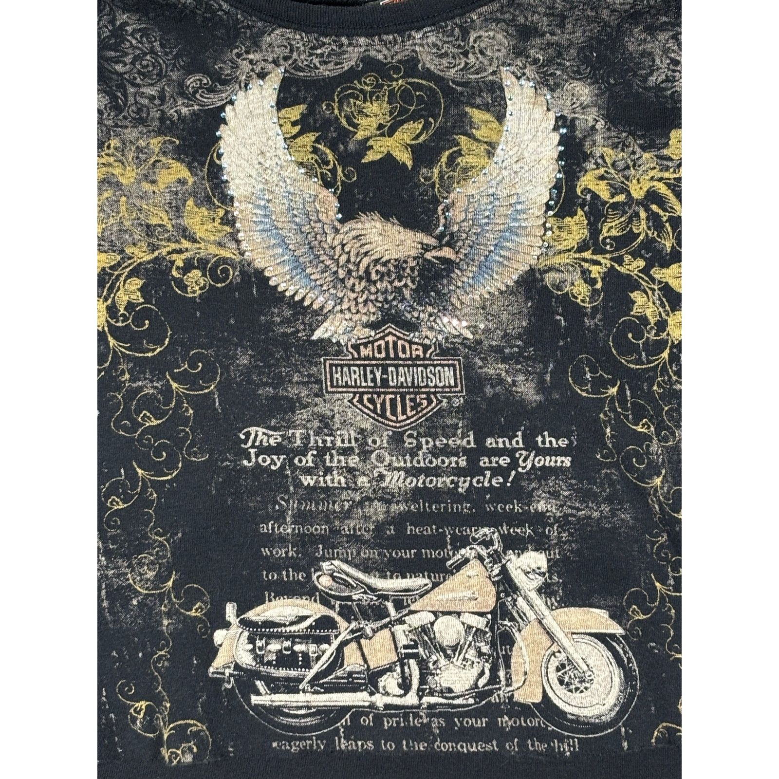 Harley Davidson Harley Davidson Cropped Sleeveless Tank Top Wings M Size M / US 6-8 / IT 42-44 - 8 Thumbnail