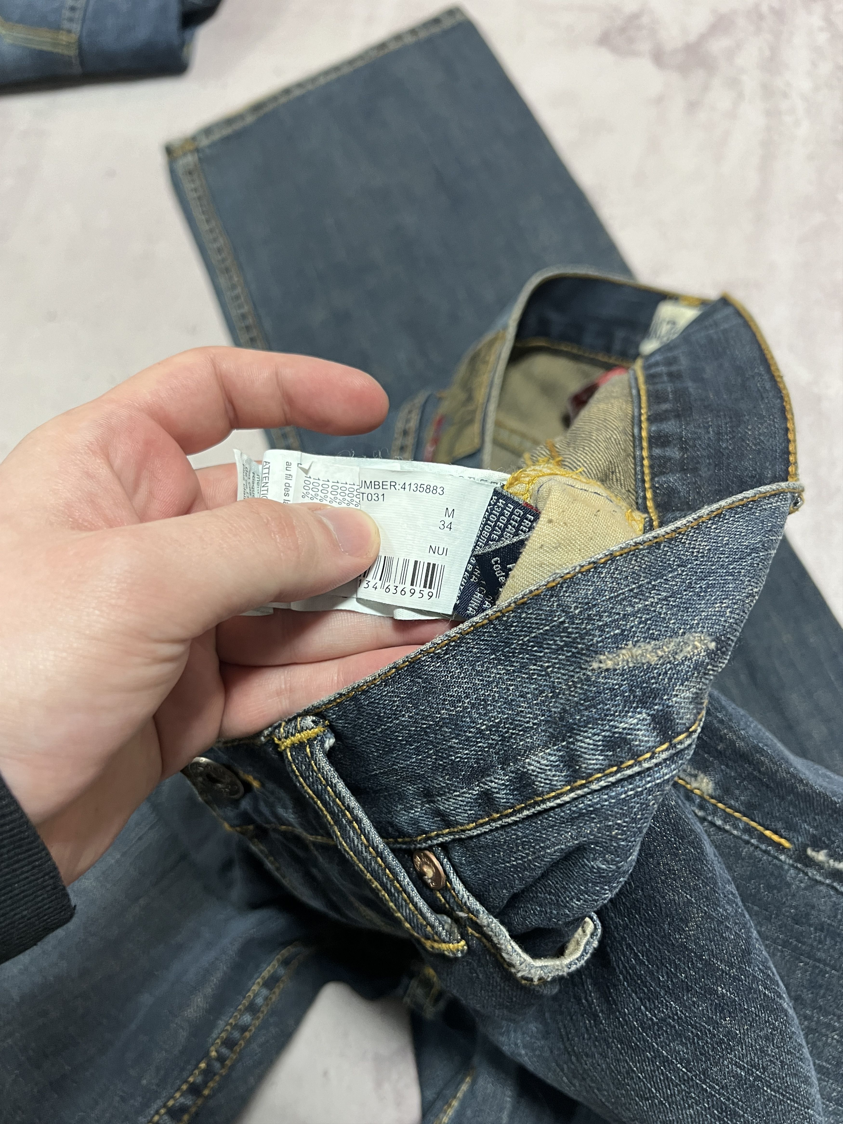 Quiksilver Quiksilver Y2K Vintage Washed Denim Jeans Size US 34 / EU 50 - 14 Thumbnail