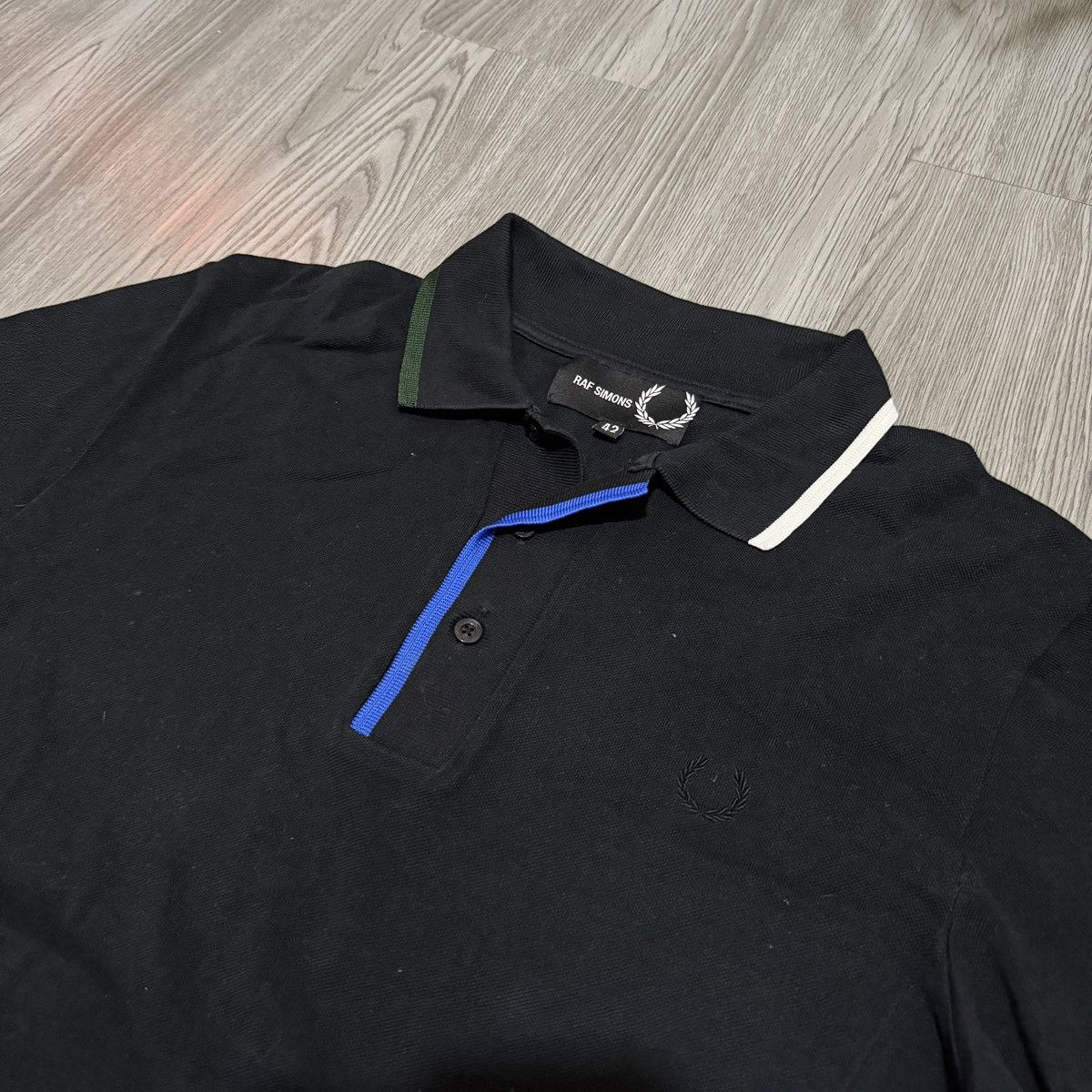 Fred Perry × Raf Simons Fred Perry x Raf Simons Polo Shirt Size US L / EU 52-54 / 3 - 2 Thumbnail