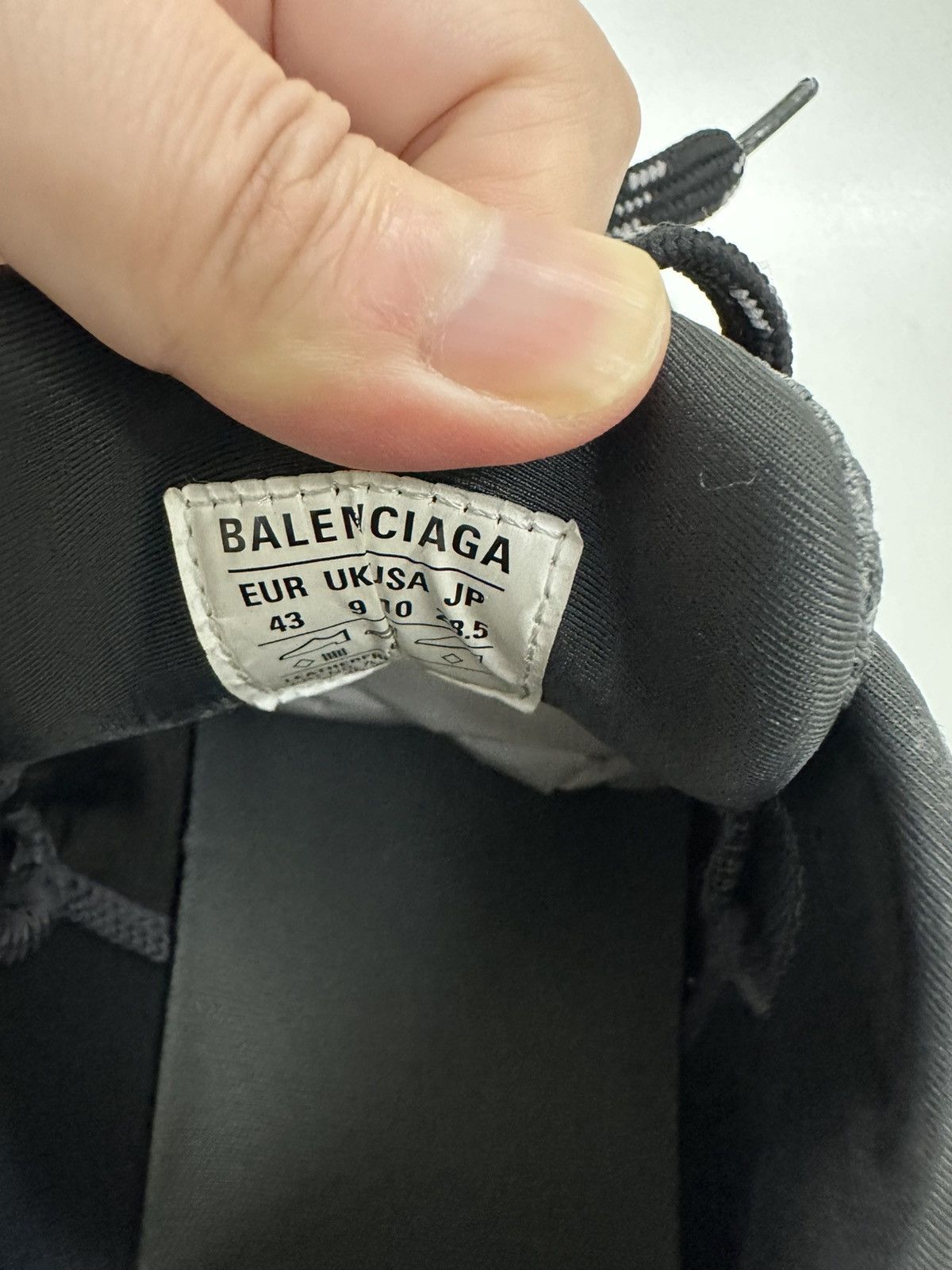 Balenciaga Balenciaga 3XL Sneakers black grey suede blended Size US 10 / EU 43 - 6 Thumbnail