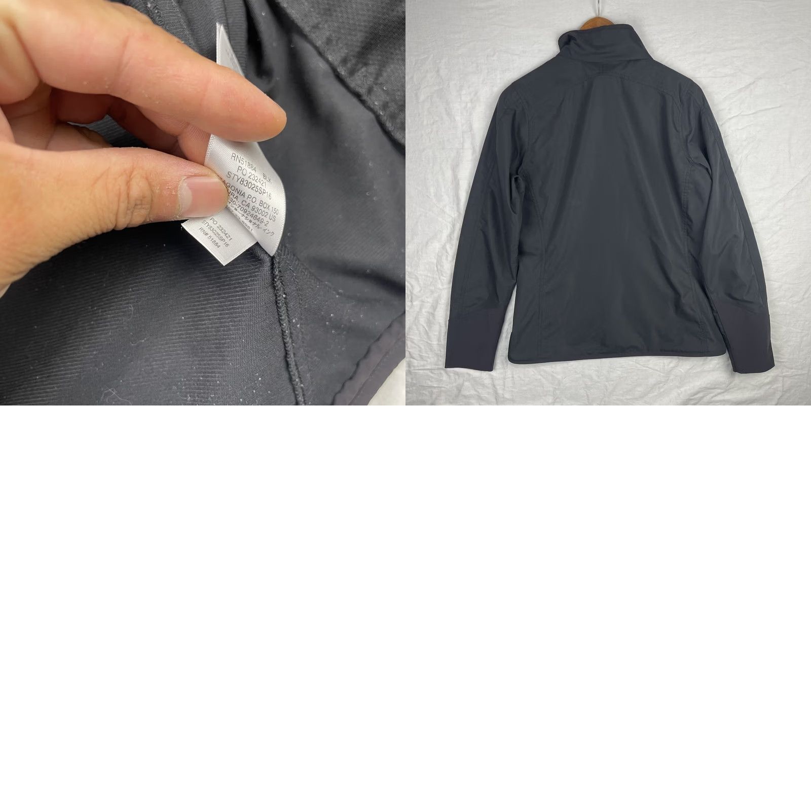 Patagonia Patagonia Jacket Womens Medium Black All Free Bomber Full Zip Lightweight 83025 Size M / US 6-8 / IT 42-44 - 9 Thumbnail