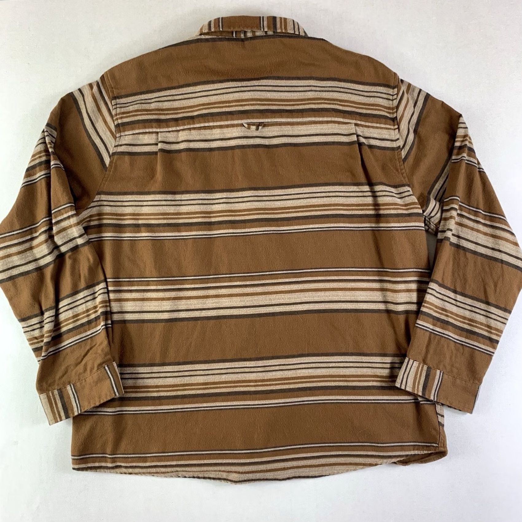 Hurley Hurley Shirt Long Sleeve Button-Up Mens XXL Brown Plaid Flannel Polycotton Size US XXL / EU 58 / 5 - 7 Thumbnail