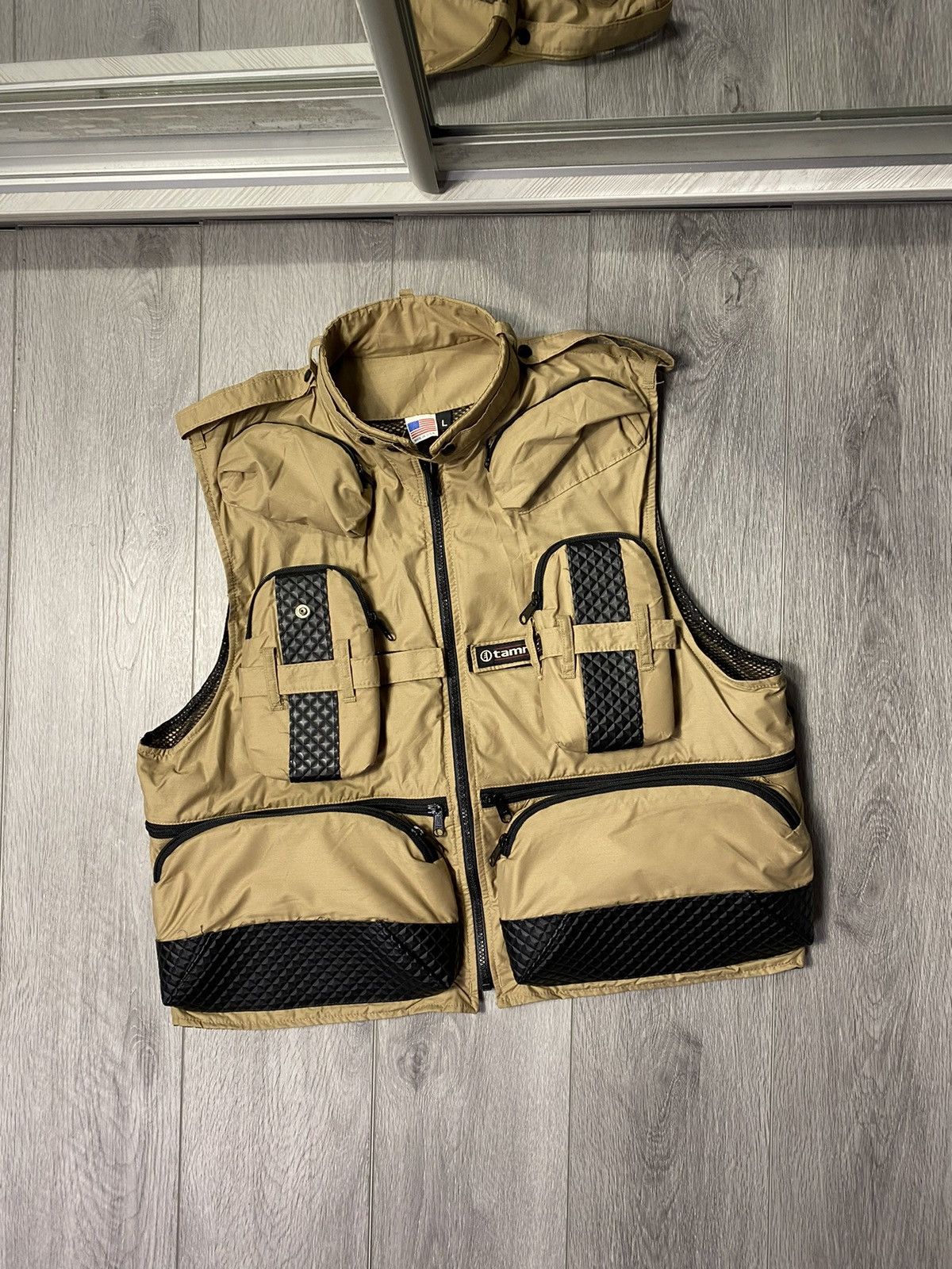 Vintage Vintage Tamrac Made In USA Vest Multi Pocket Safari Jacket Size US L / EU 52-54 / 3 - 1 Thumbnail