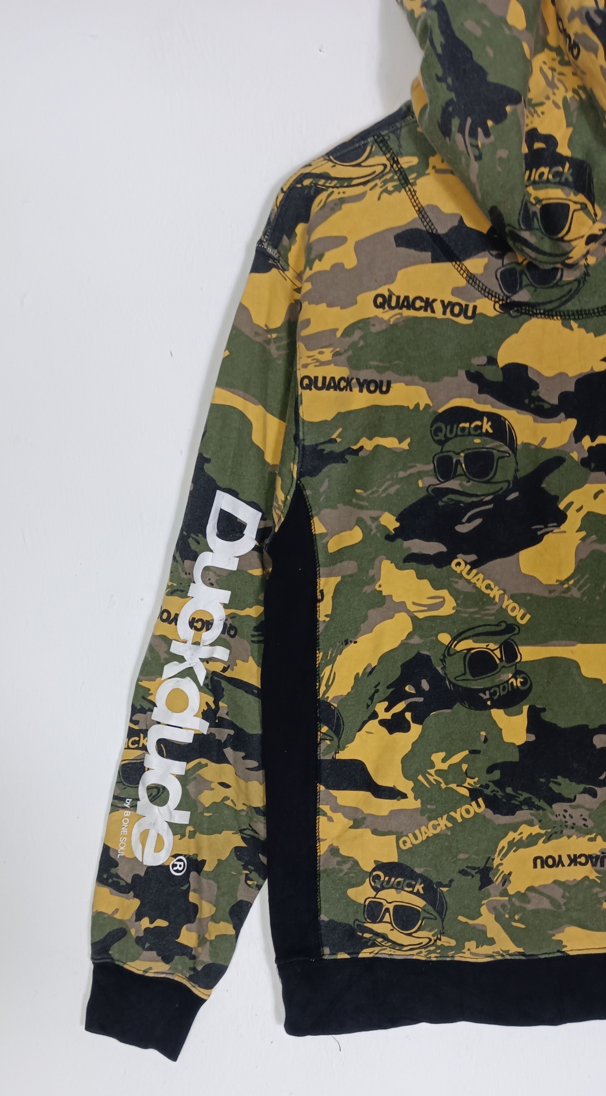 Japanese Brand Duck Dude B One Soul Camo Hoodie Size US L / EU 52-54 / 3 - 8 Thumbnail