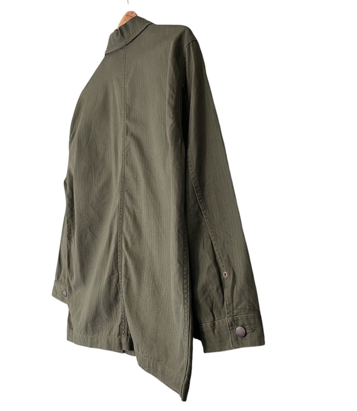 Uniqlo GU JEANS Chore Jacket Army Green Size US L / EU 52-54 / 3 - 13 Thumbnail