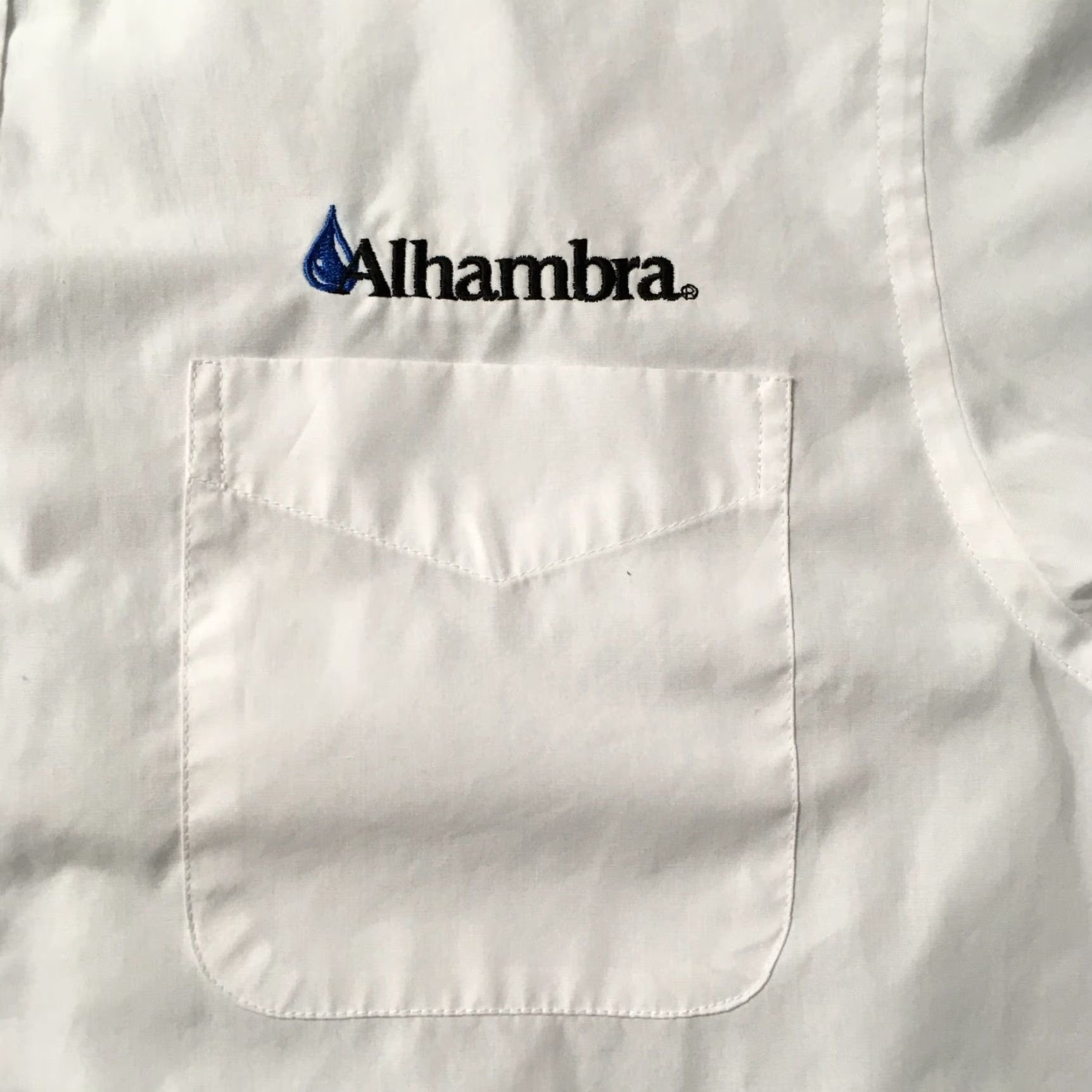 Port Authority Port Authority White Button-Up Long Sleeve Collared Shirt Mens MEDIUM ALHAMBRA Size US M / EU 48-50 / 2 - 4 Thumbnail