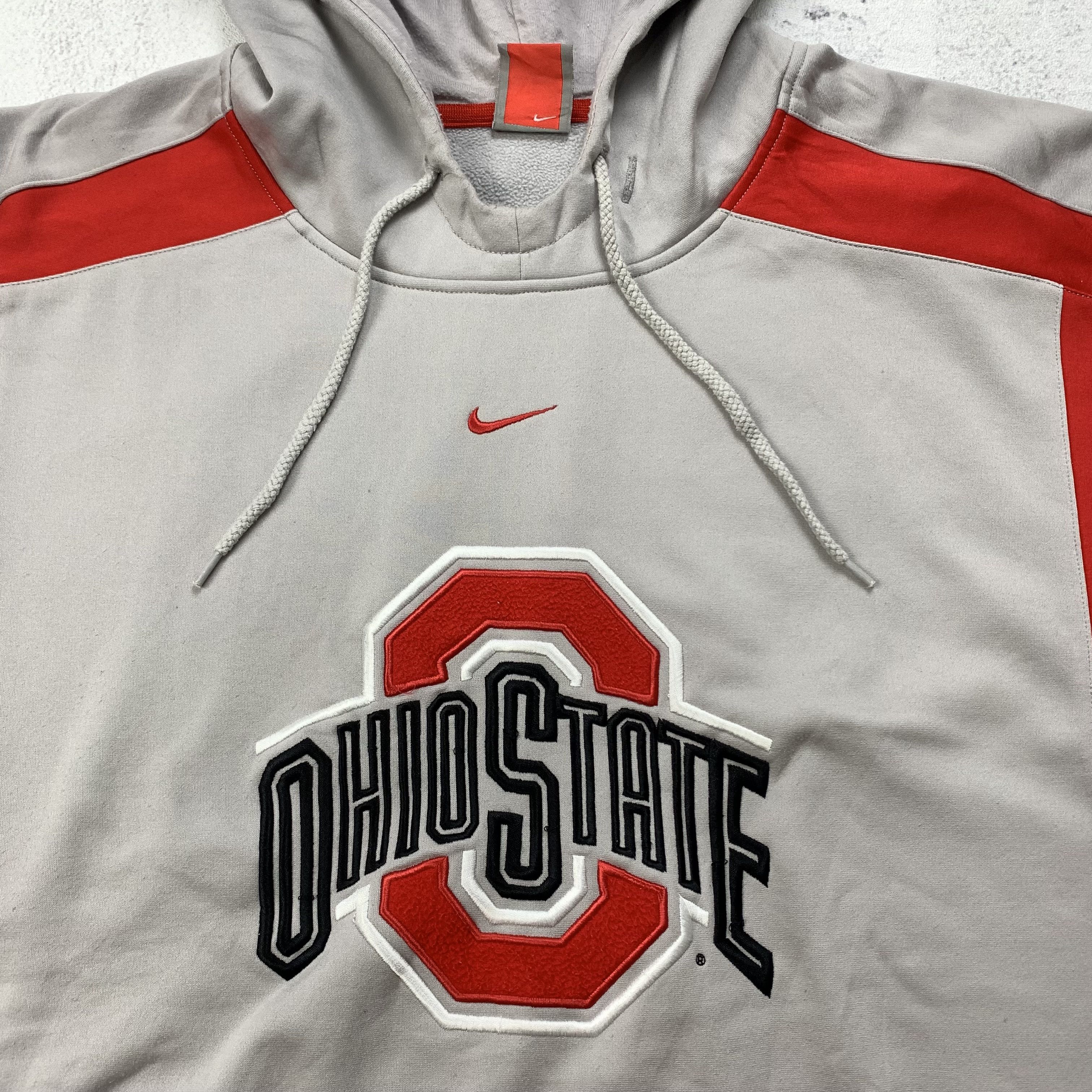 Nike Y2K Nike Ohio State Hoodie Size US L / EU 52-54 / 3 - 5 Thumbnail