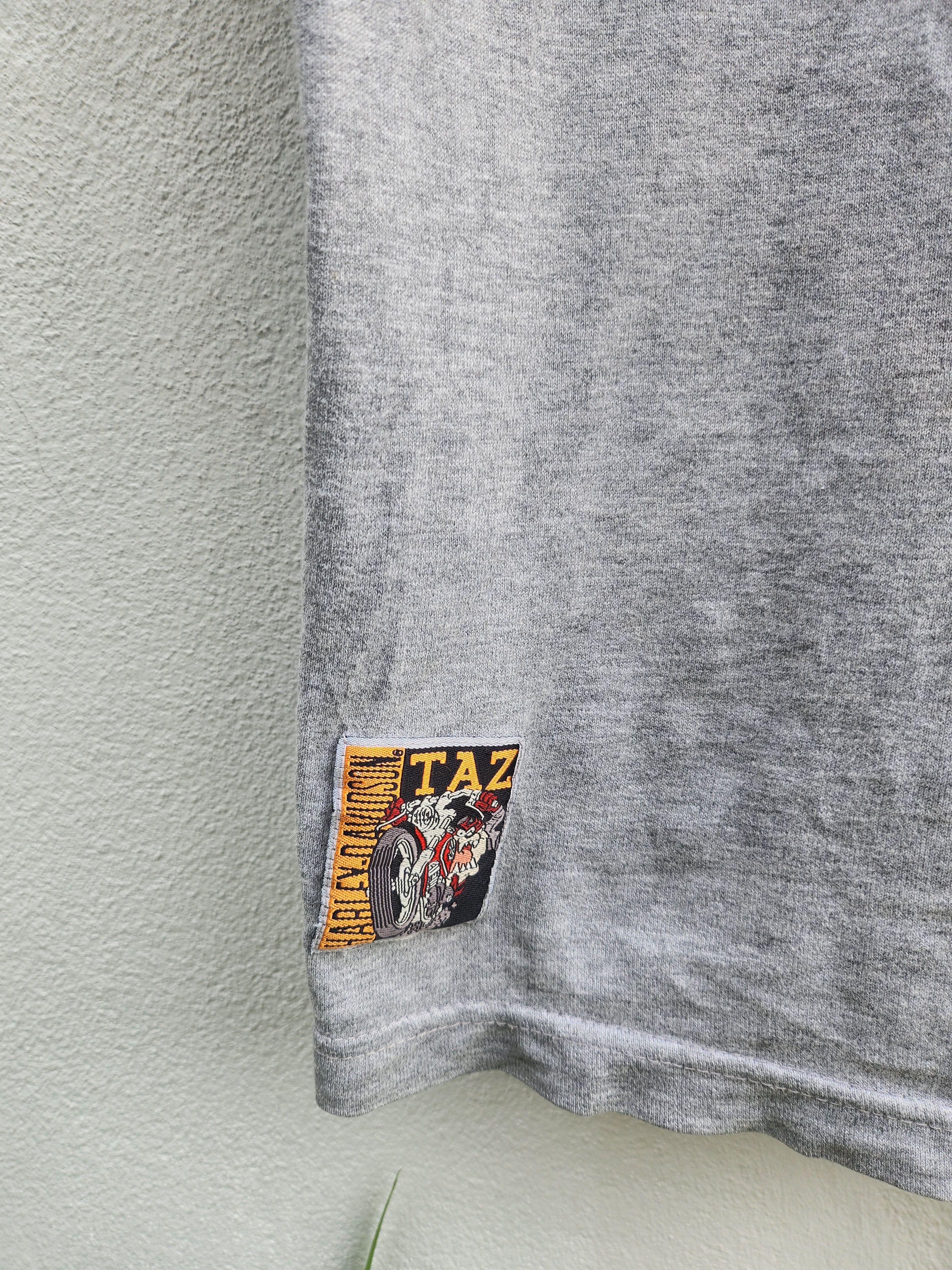 Harley Davidson × Vintage × Warner Bros 💥Vtg Taz Ride Like The Devil Harley Davidson Tee Size US L / EU 52-54 / 3 - 7 Thumbnail