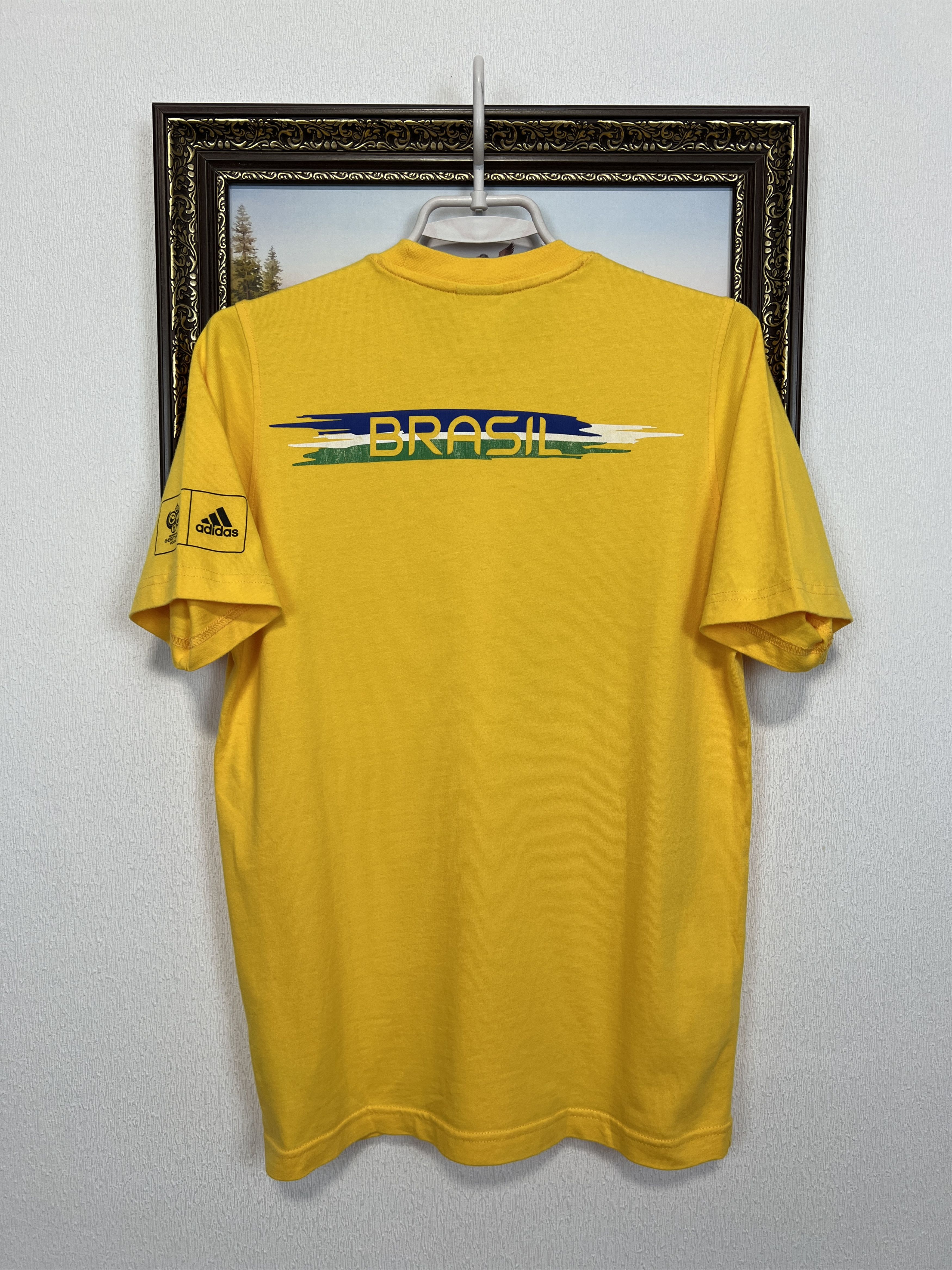 Adidas Vintage Brazil Football World Cup Shirt Soccer Jersey Trikot Size US S / EU 44-46 / 1 - 7 Thumbnail