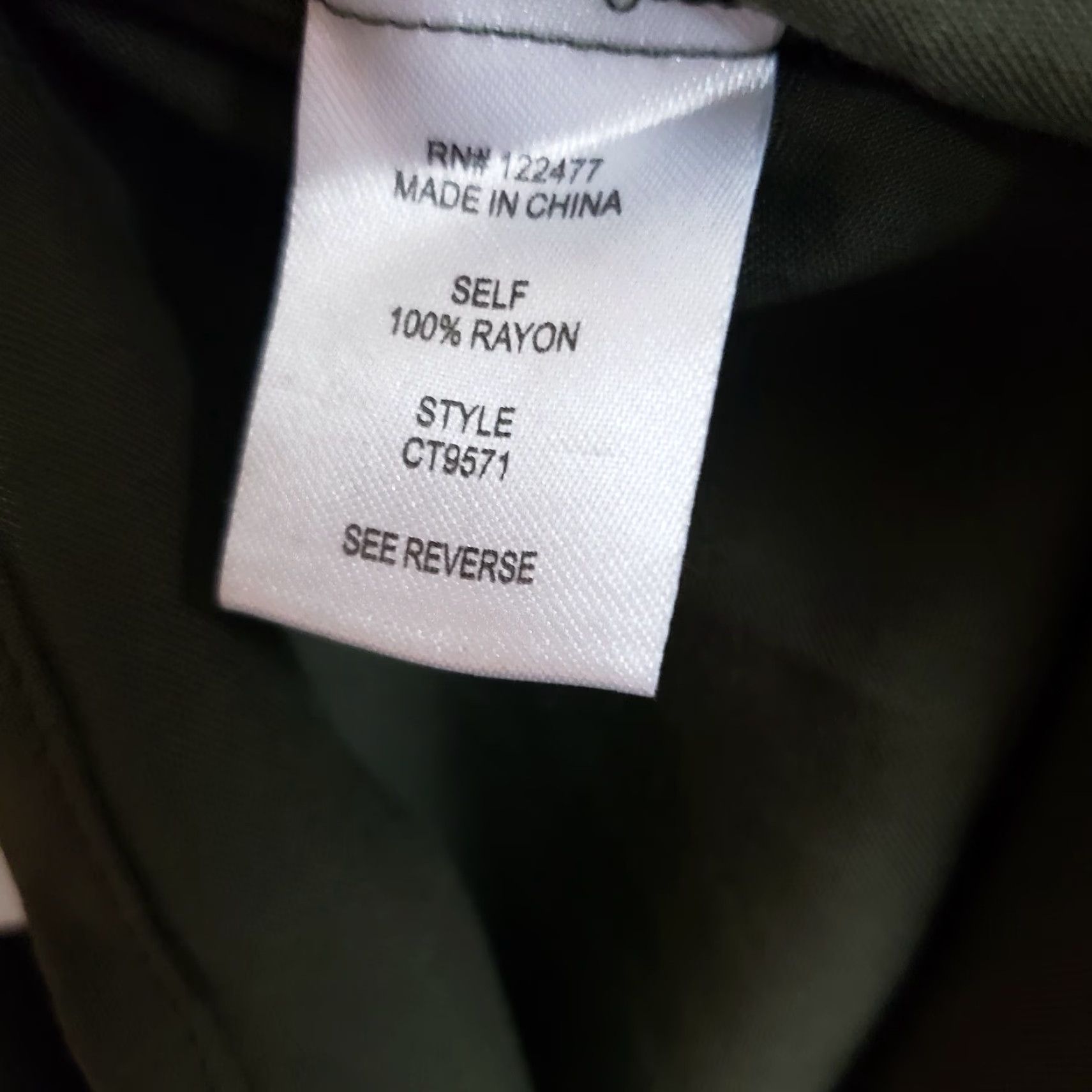 Vintage NSR Mora Utility Shirt NSR Womens Mora Utility Shirt XL Green Long Sleeve Blouse Collared Rayon NSR Womens Size XL / US 12-14 / IT 48-50 - 7 Thumbnail